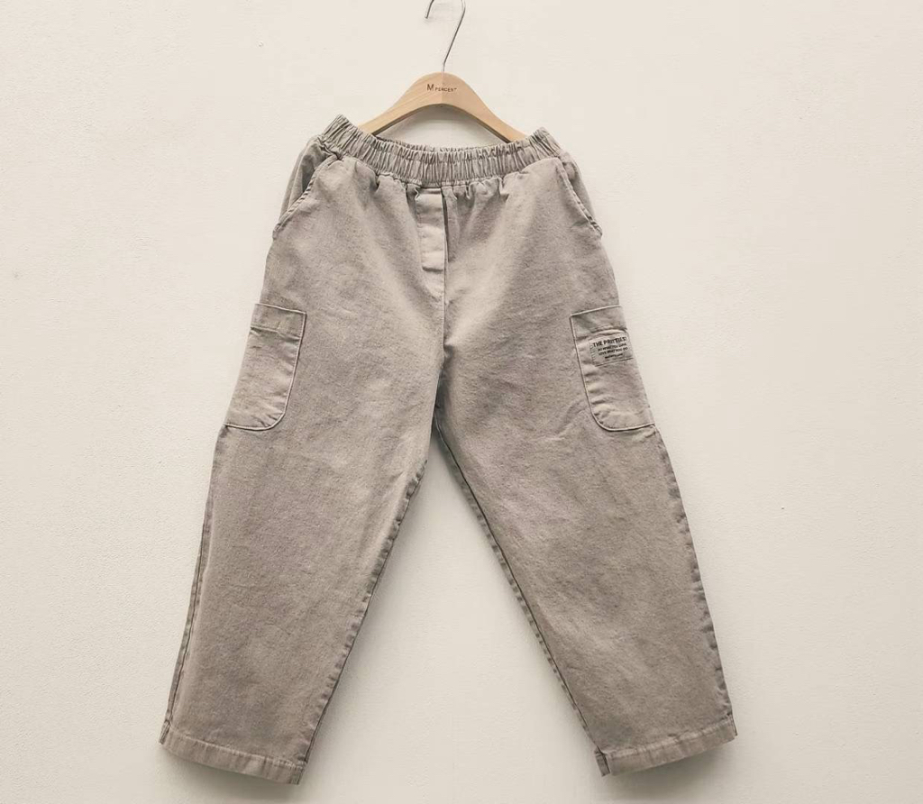 M2 YE washed two pockets pants