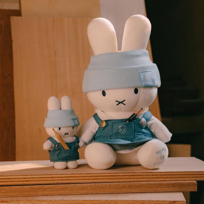 救救3小兔B行動 新登場 [韓國直送] Miffy in Seoul 牛仔公仔/掛件匙扣