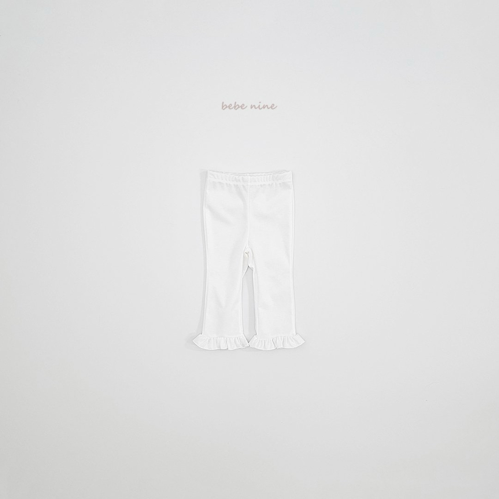 🌸預訂 韓國直送🌸🇰🇷Bebenine兩色時尚荷葉邊緊身褲