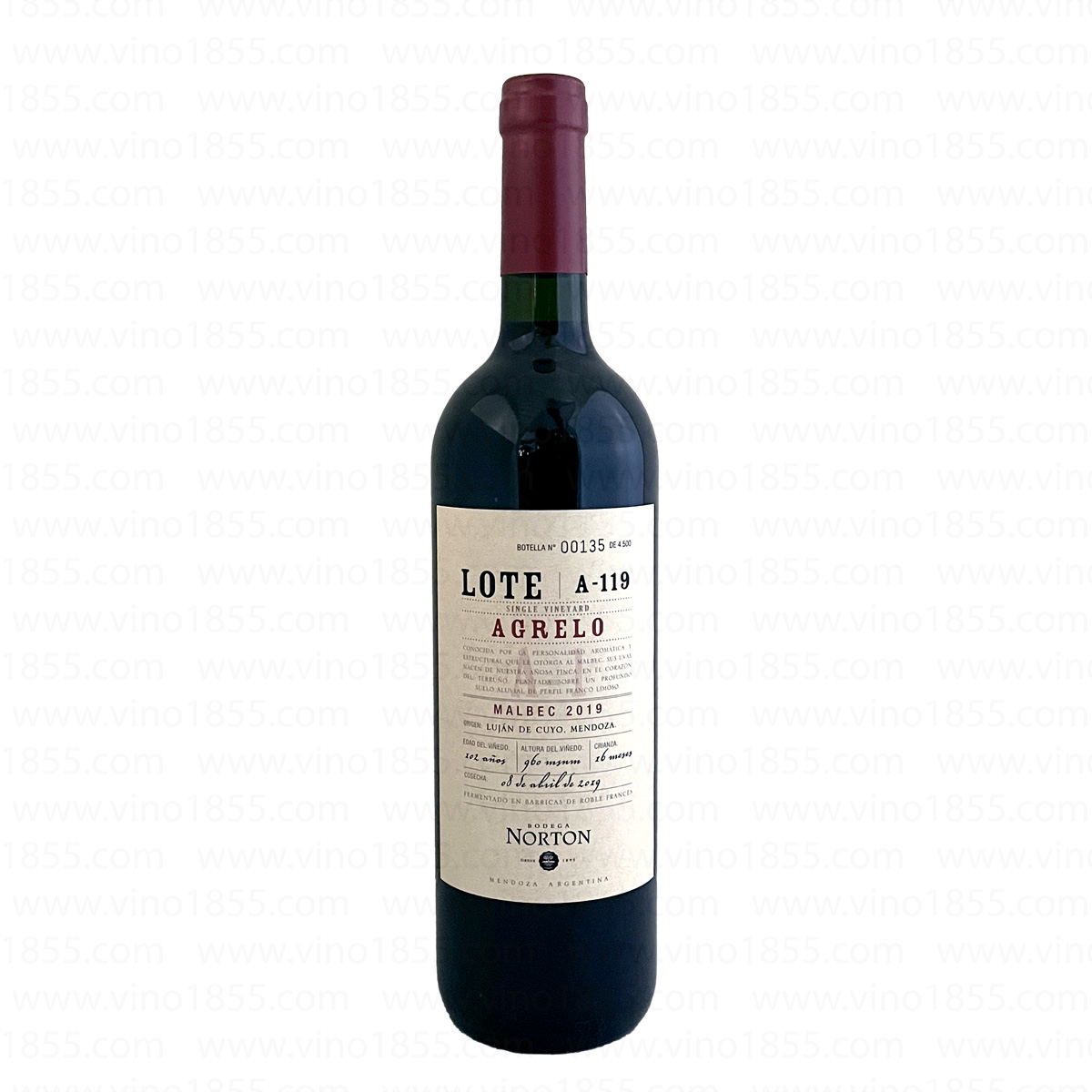 Norton Lote A-119 Agrelo Malbec 2019