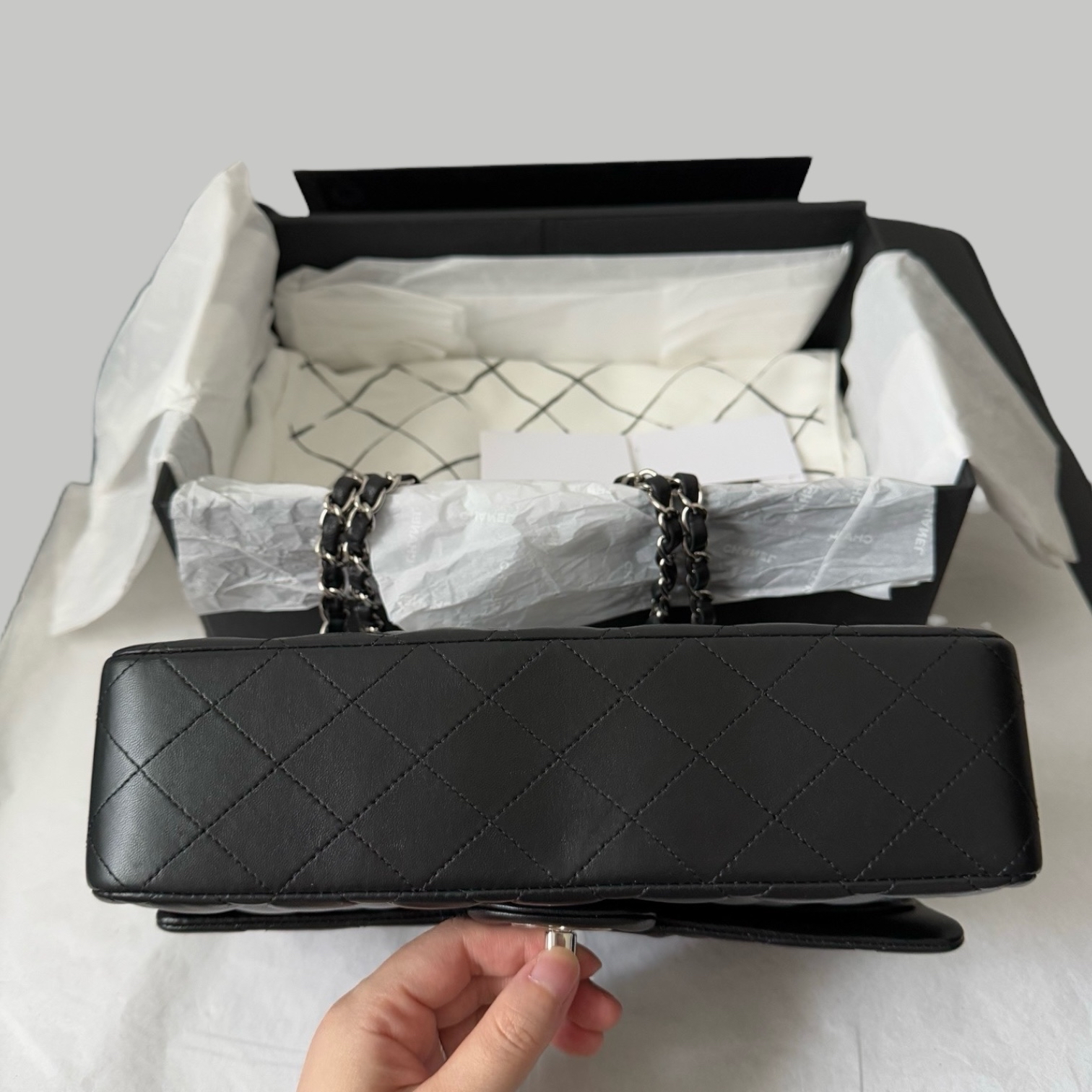 Chanel Lambskin CF25 SHW