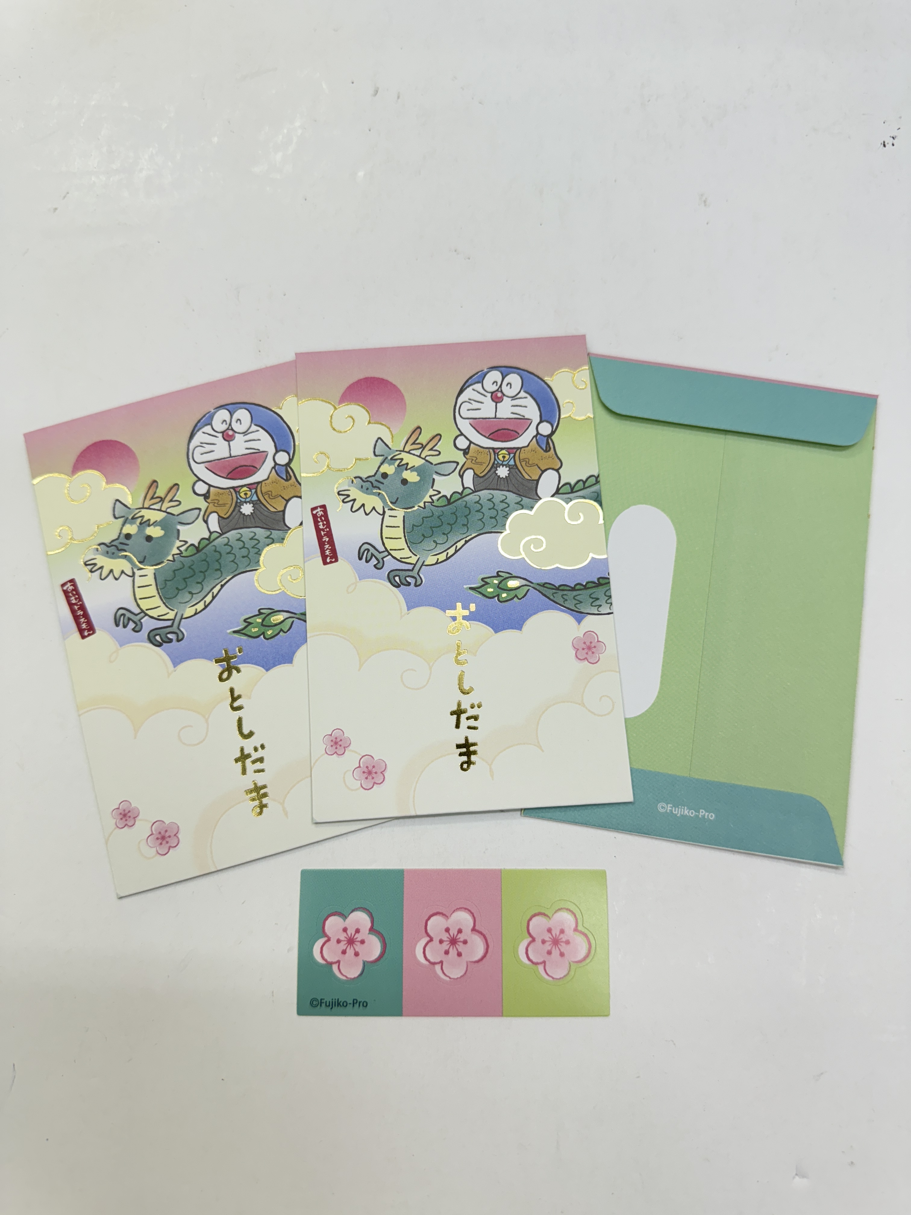 [現貨] [日本製] DORAEMON ｜ 利是封 3枚入 {TF2312092}