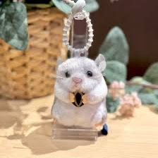 灰色倉鼠公仔