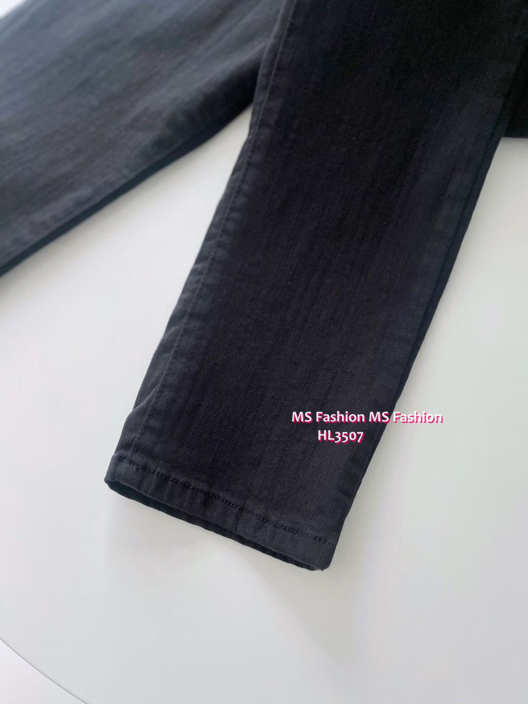 HL3507 韓國🍂Howluk秋版黑色修身直腳牛