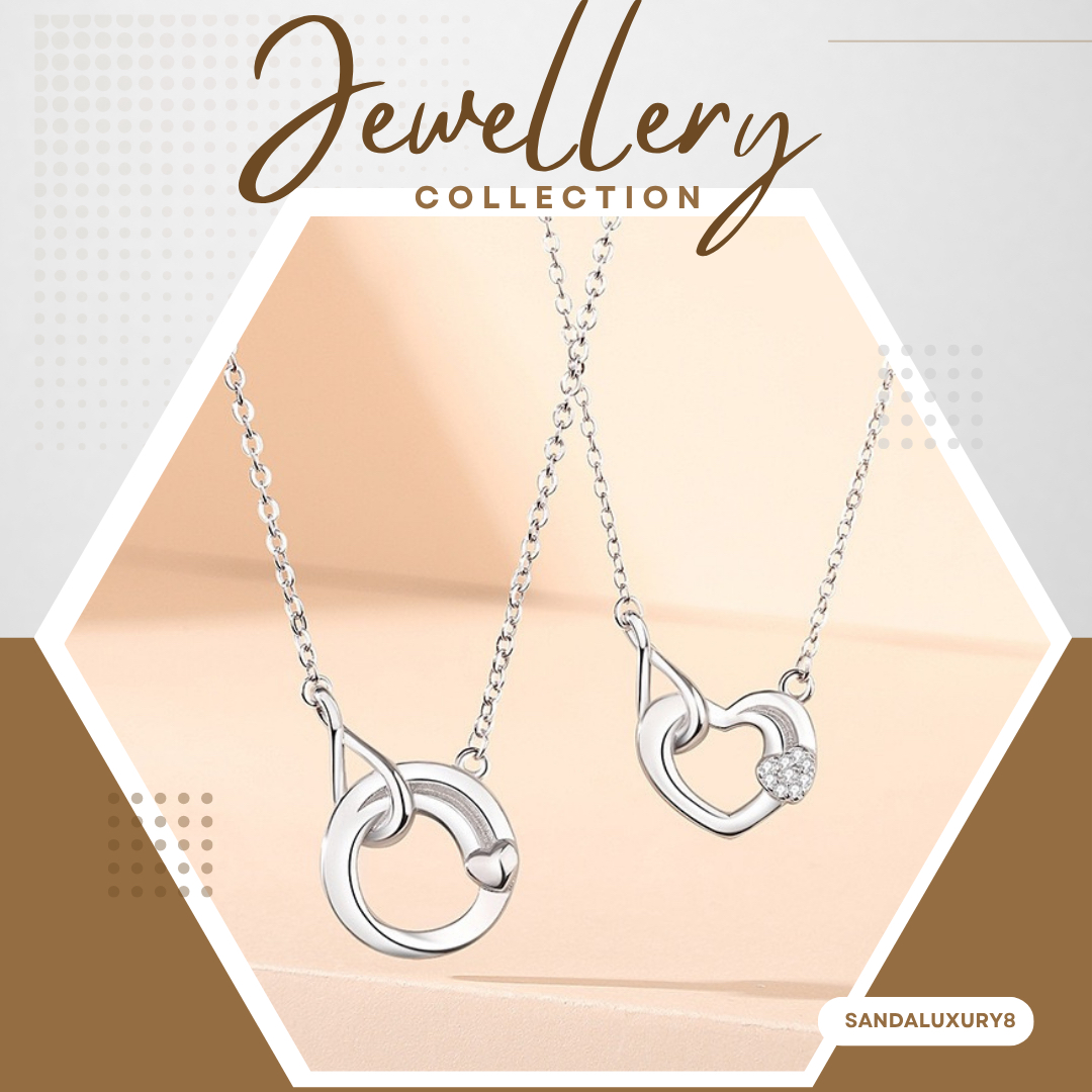 Couple Jewellery Collection Silver Necklace