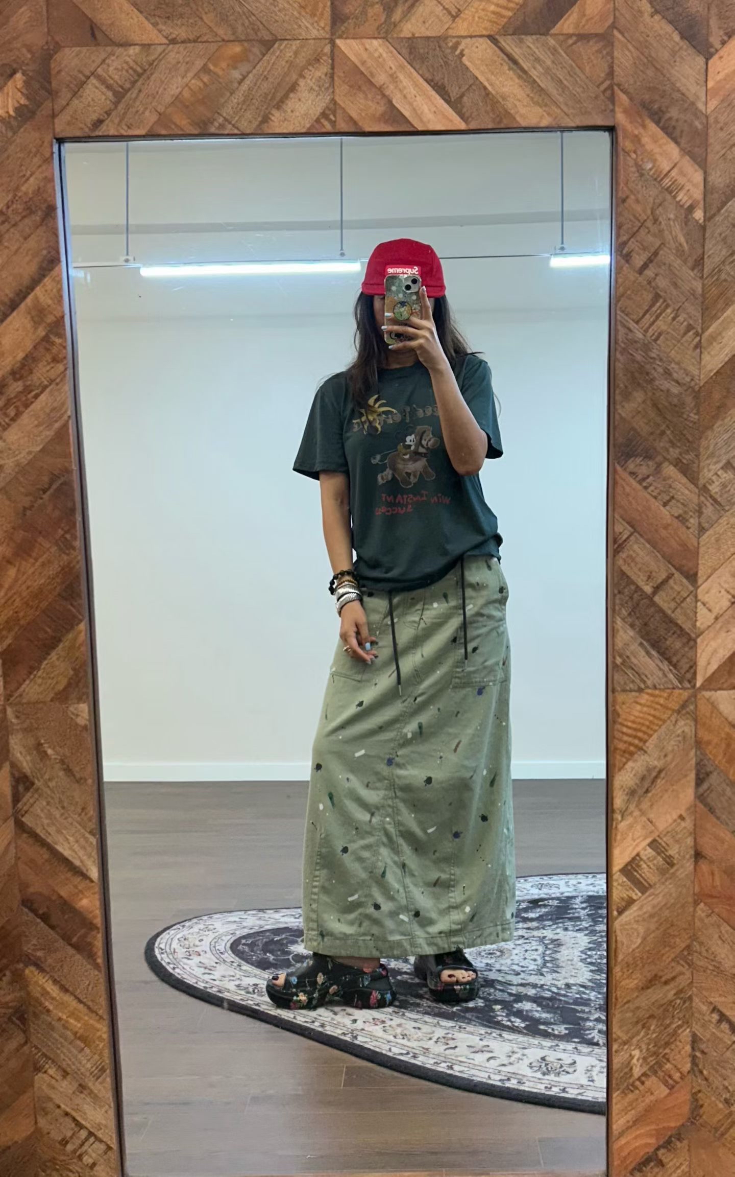 Long Ink skirt 