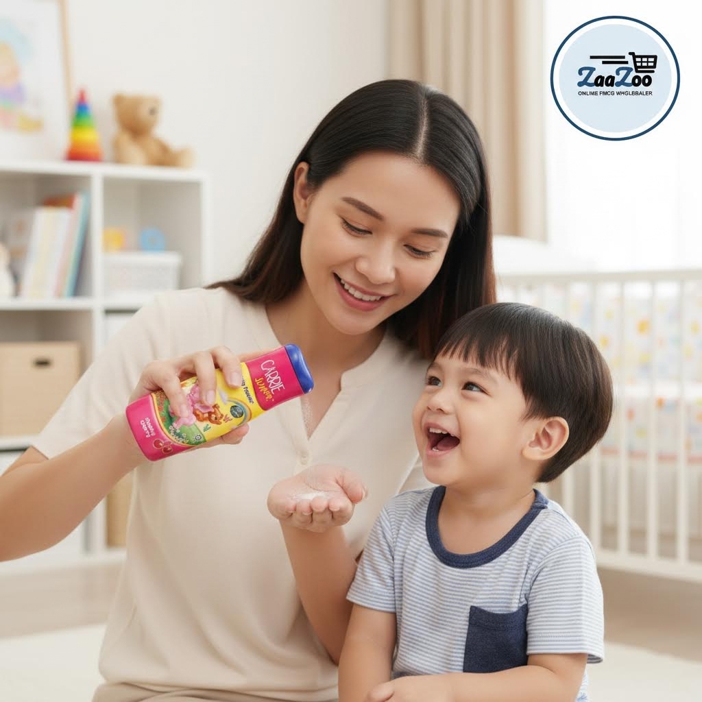 Carrie Junior Baby Powder / Bedak Bayi - 100g / 280g - C. CHERRY