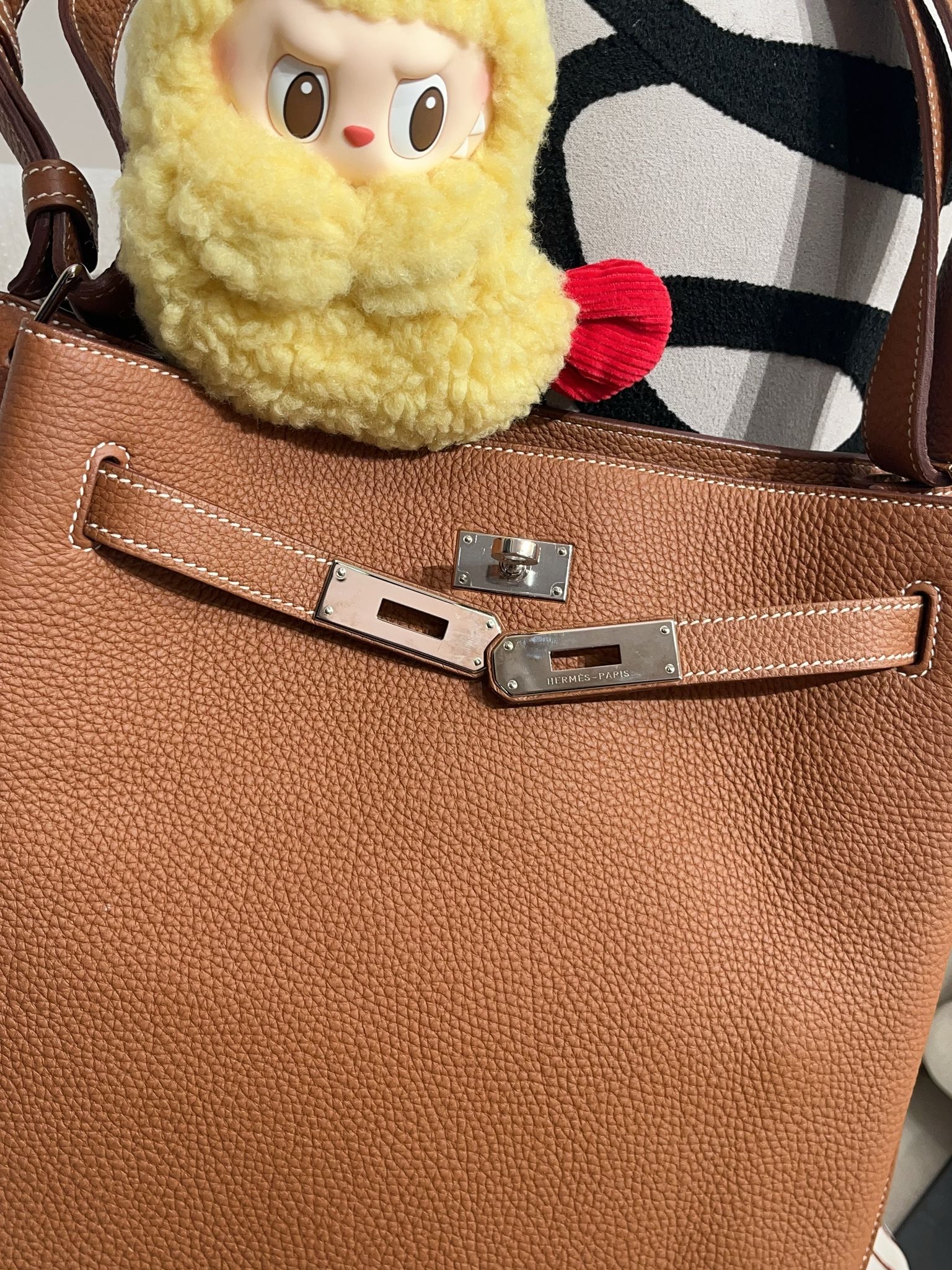 Hermes So Kelly Stamp [Q] Gold 100%Authentic, 95%New ✅Dust bag✅Box