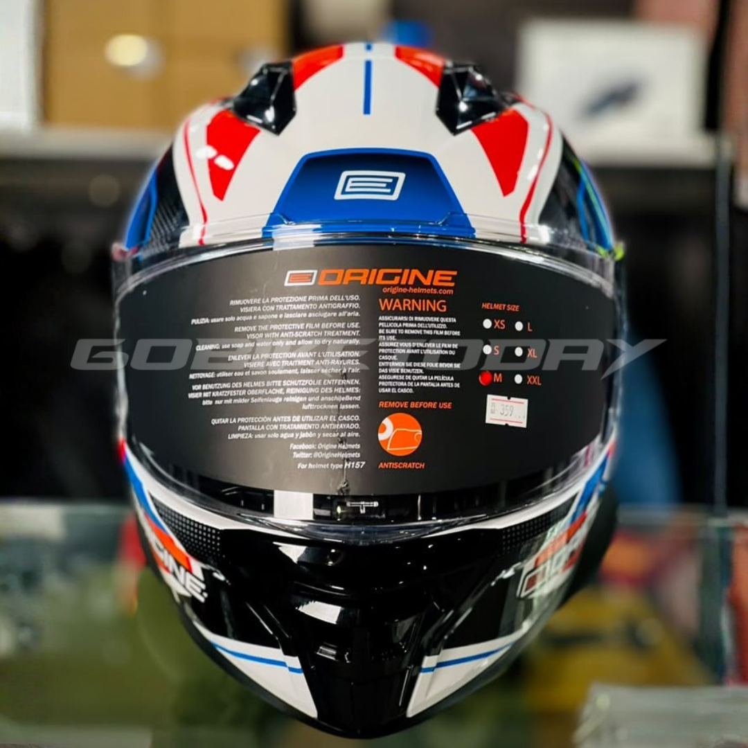 ORIGINE PISTA MANGHEN ROAD Helmet | Lightweight Racing Helmet | Stylish & Comfortable | ECE 22.06