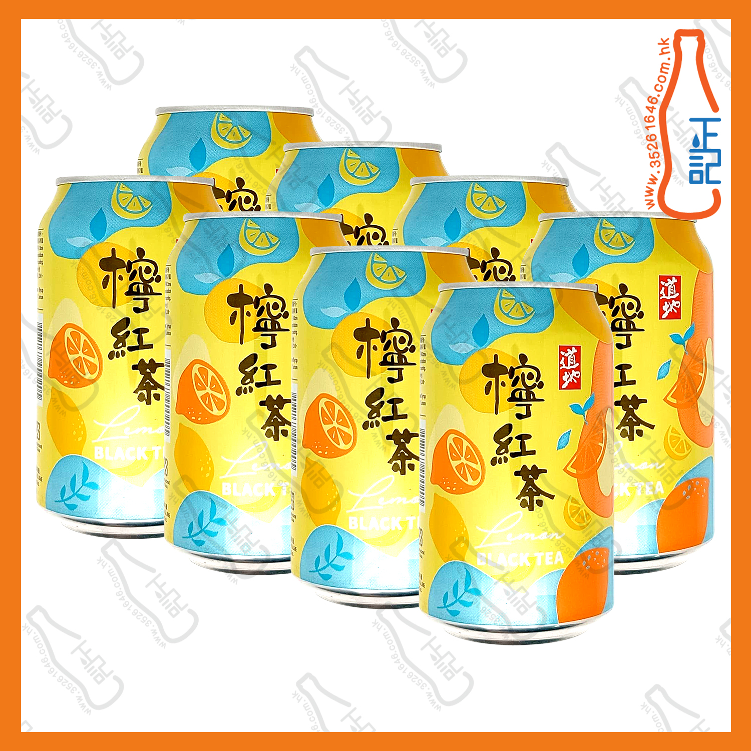 ==(罐裝)道地檸檬紅茶 310ml x 8罐 /箱