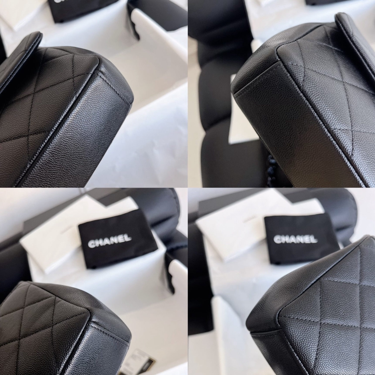 Chanel Caviar so black 