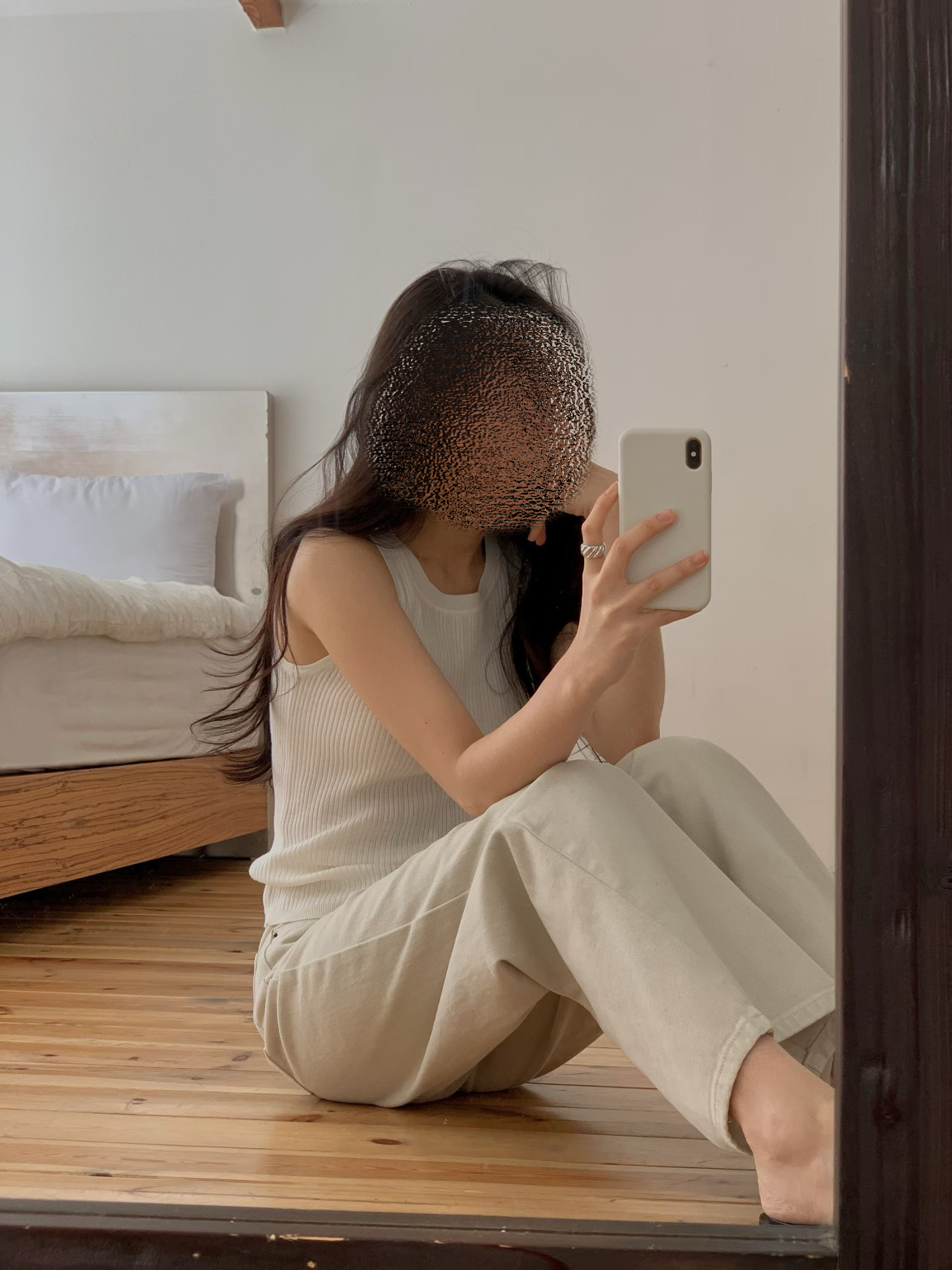 Basic ribbed tank top 