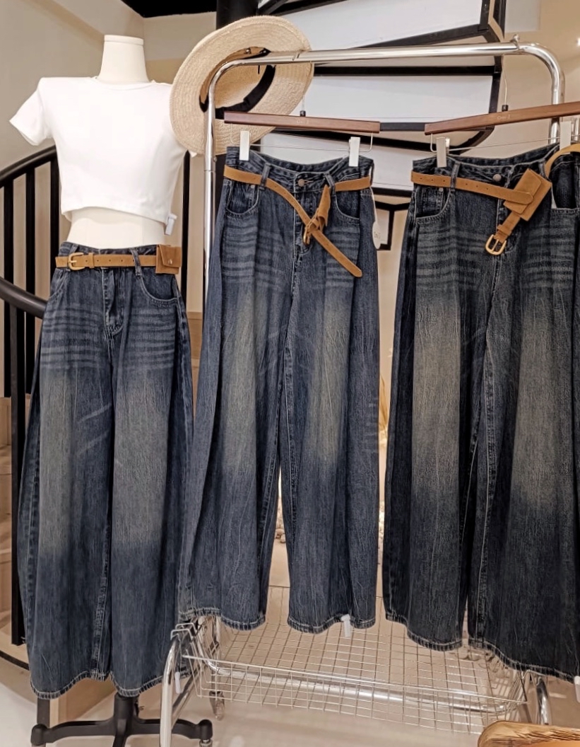 3591牛仔长裤(腰带)