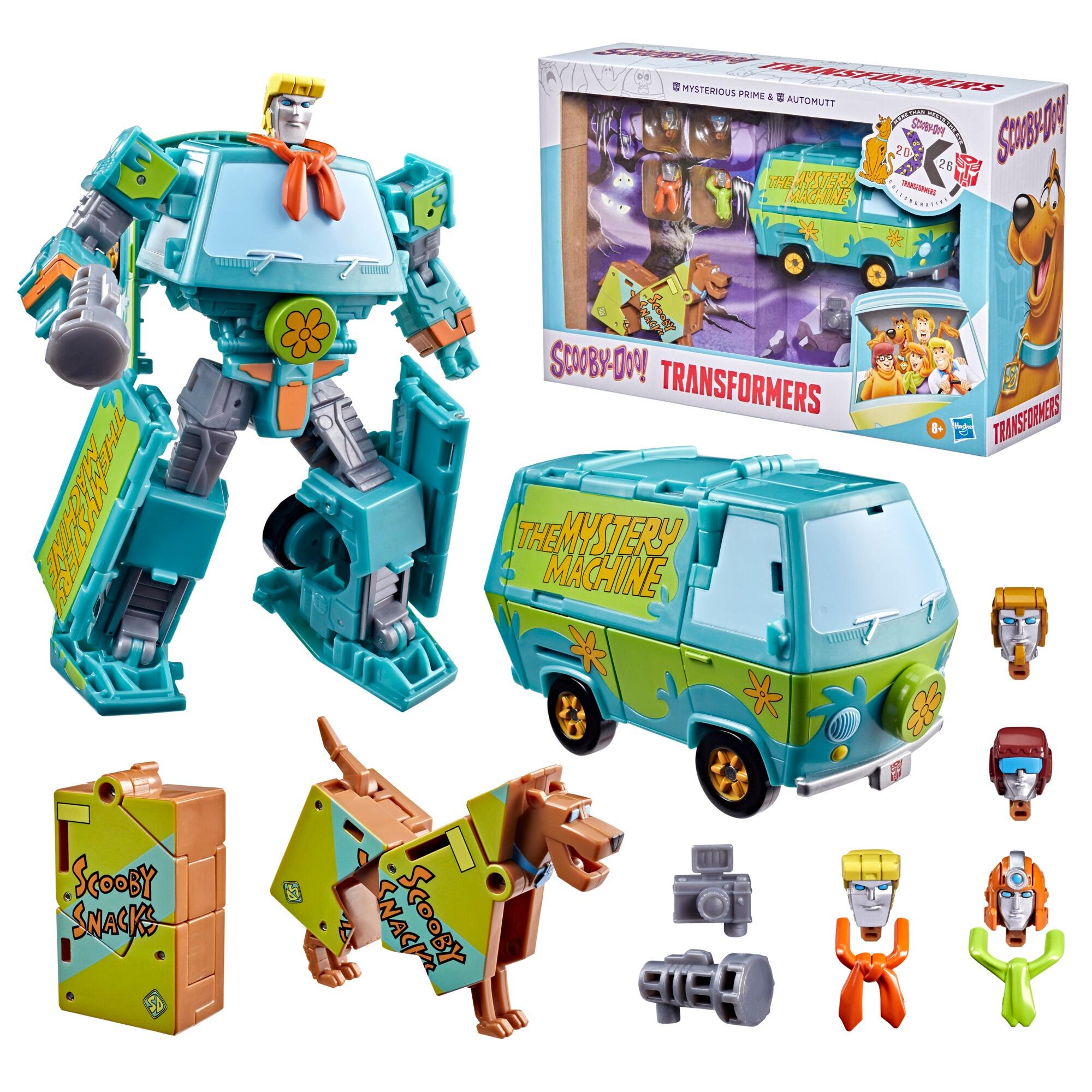 預訂商品 Transformers Scooby Doo Mysterious Prime & Automutt