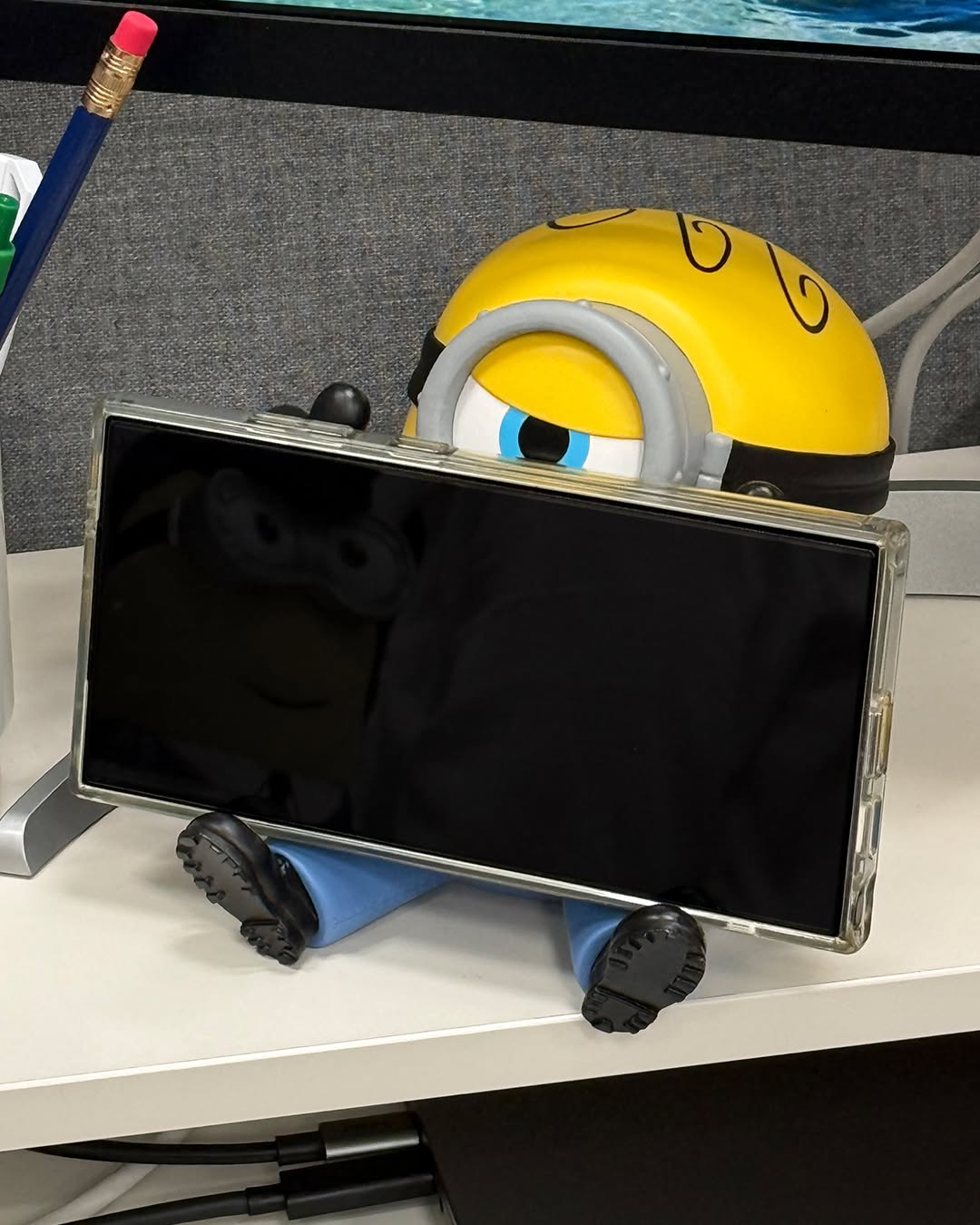 電影特典 - 迷你兵團與大怪獸 MINIONS & MONSTERS 韓國戲院特典 Bob & Tim 公仔