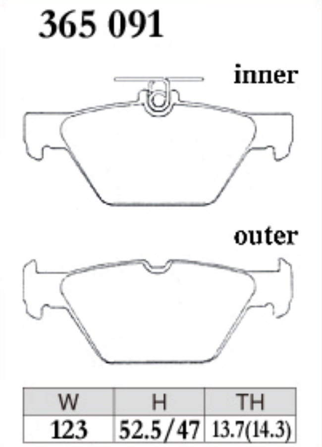 LOW DUST BRAKE PAD - SUBARU LEVORG ( VN5 ) 2020 ~ F&R