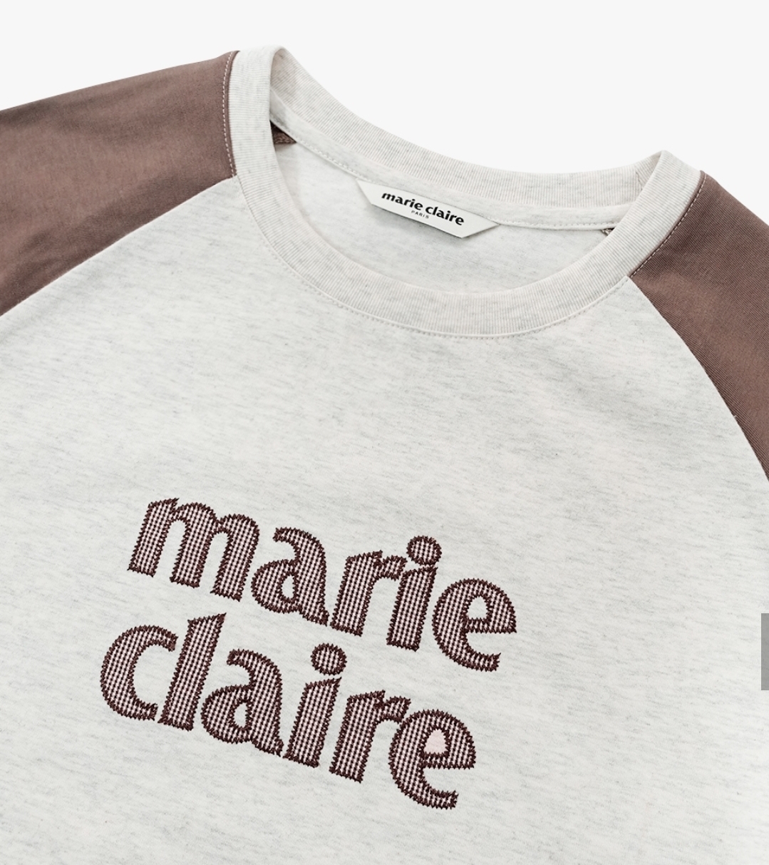 Red Velvet Seulgi 著用款｜Marie Claire 拼色牛角Tee