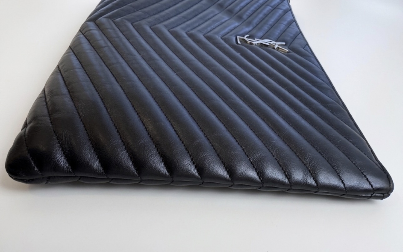 Yves Saint Laurent Monogram Matelasse Pouch