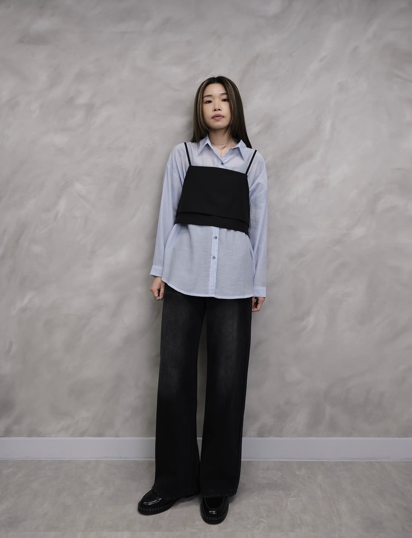 Premium layered top #top118