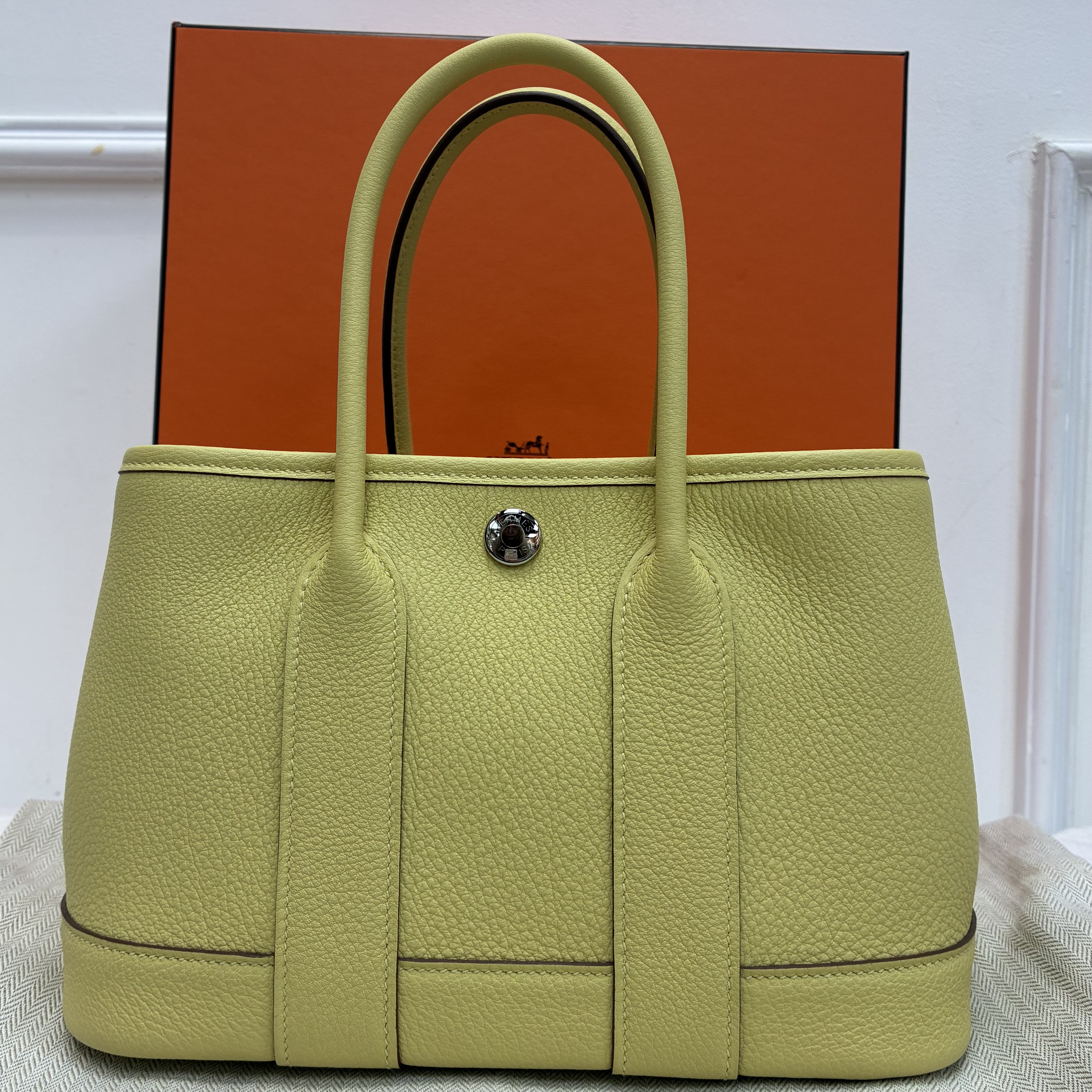 Hermes Neo Garden Party23 小雞黃閒置新💛