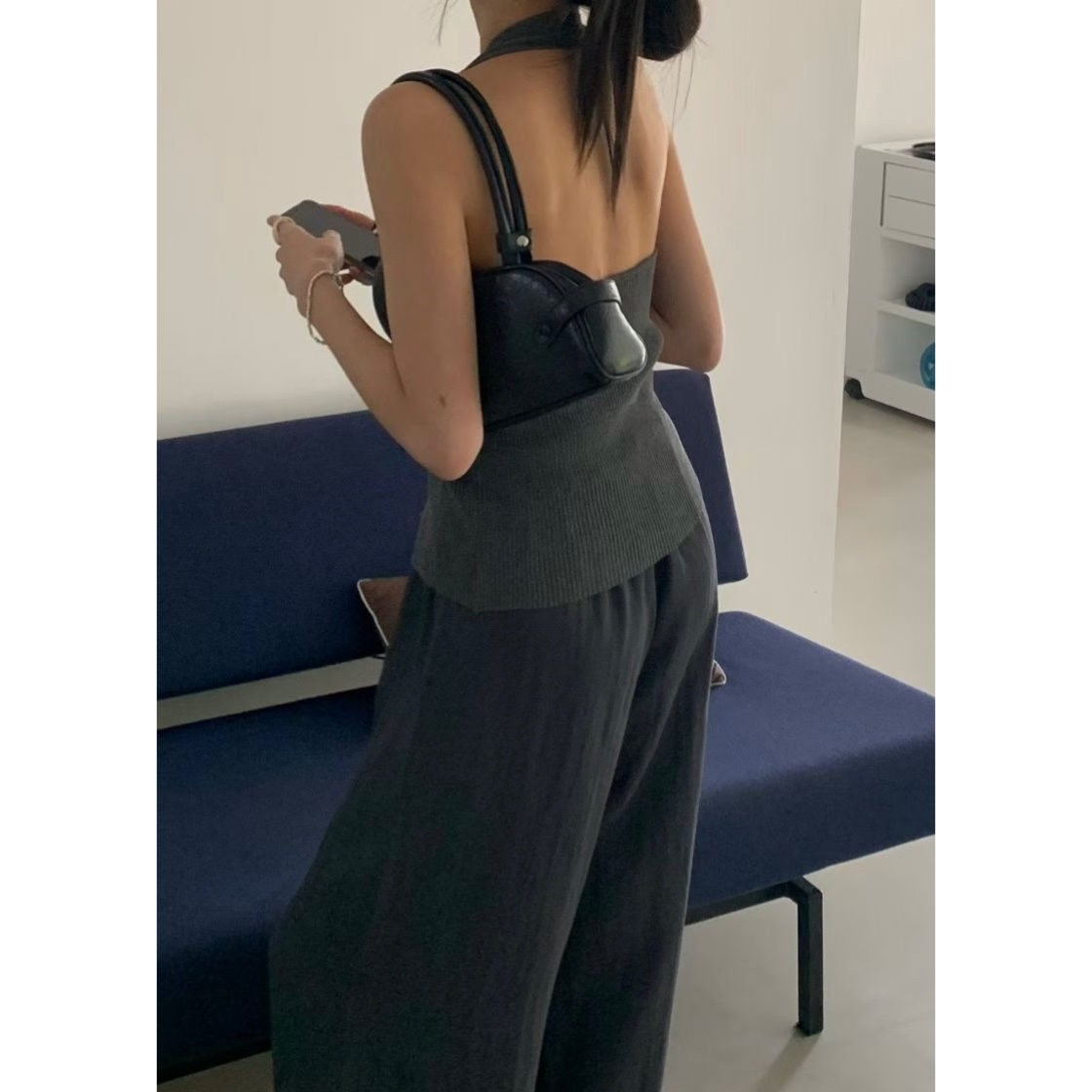優惠價7月8截🩶2607H《BUTTON-DOWN HALTER VEST》
