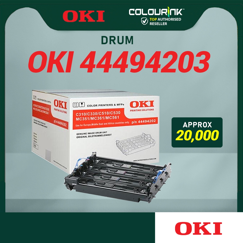 💢READY STOCK 💢OKI ORIGINAL GENUINE DRUM C310 44494203