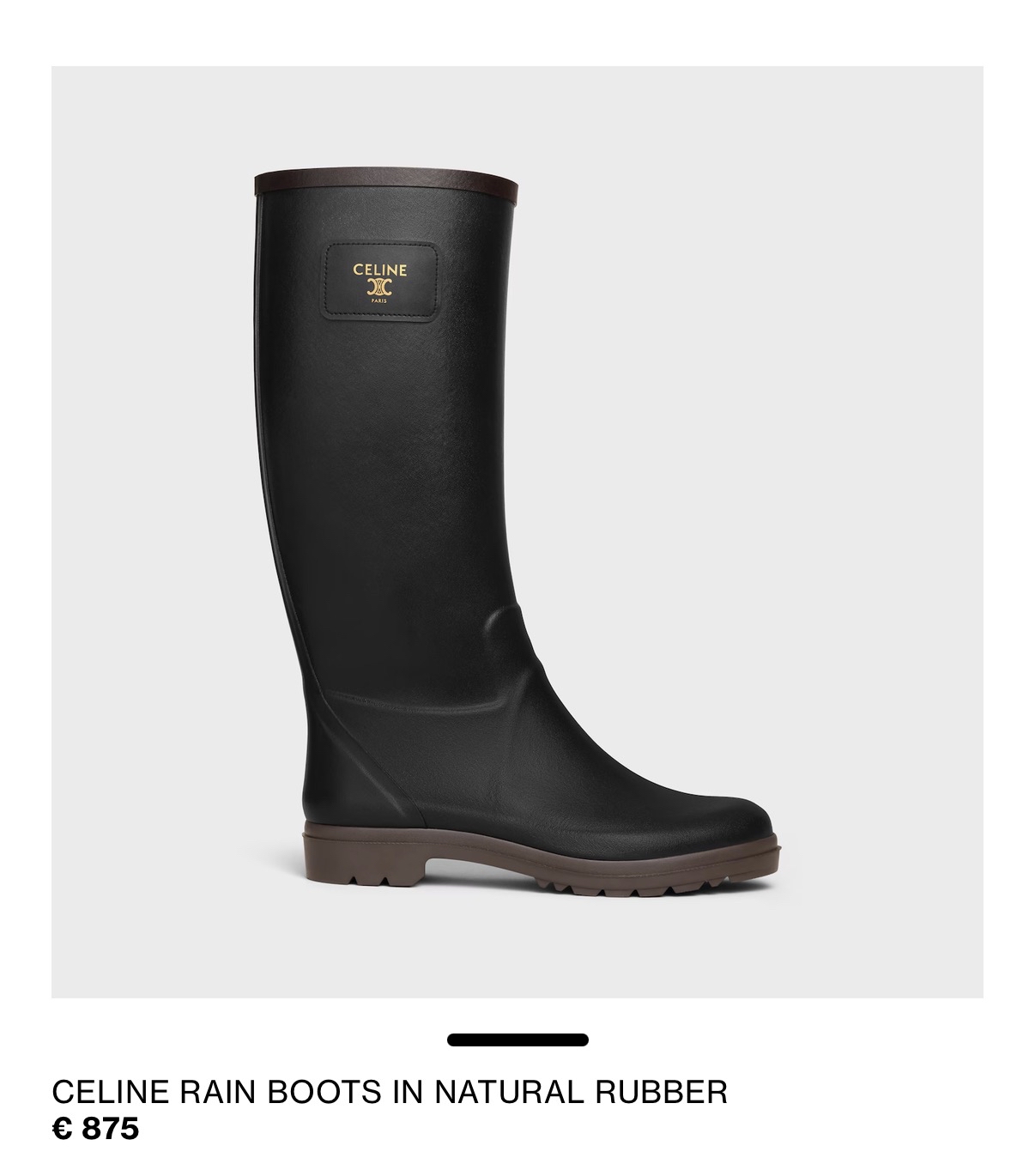 訂定雨靴迎接雨季🌧️  走盒優惠價‼️訂貨📮Celine 高筒雨靴 Size 36/37/38/40