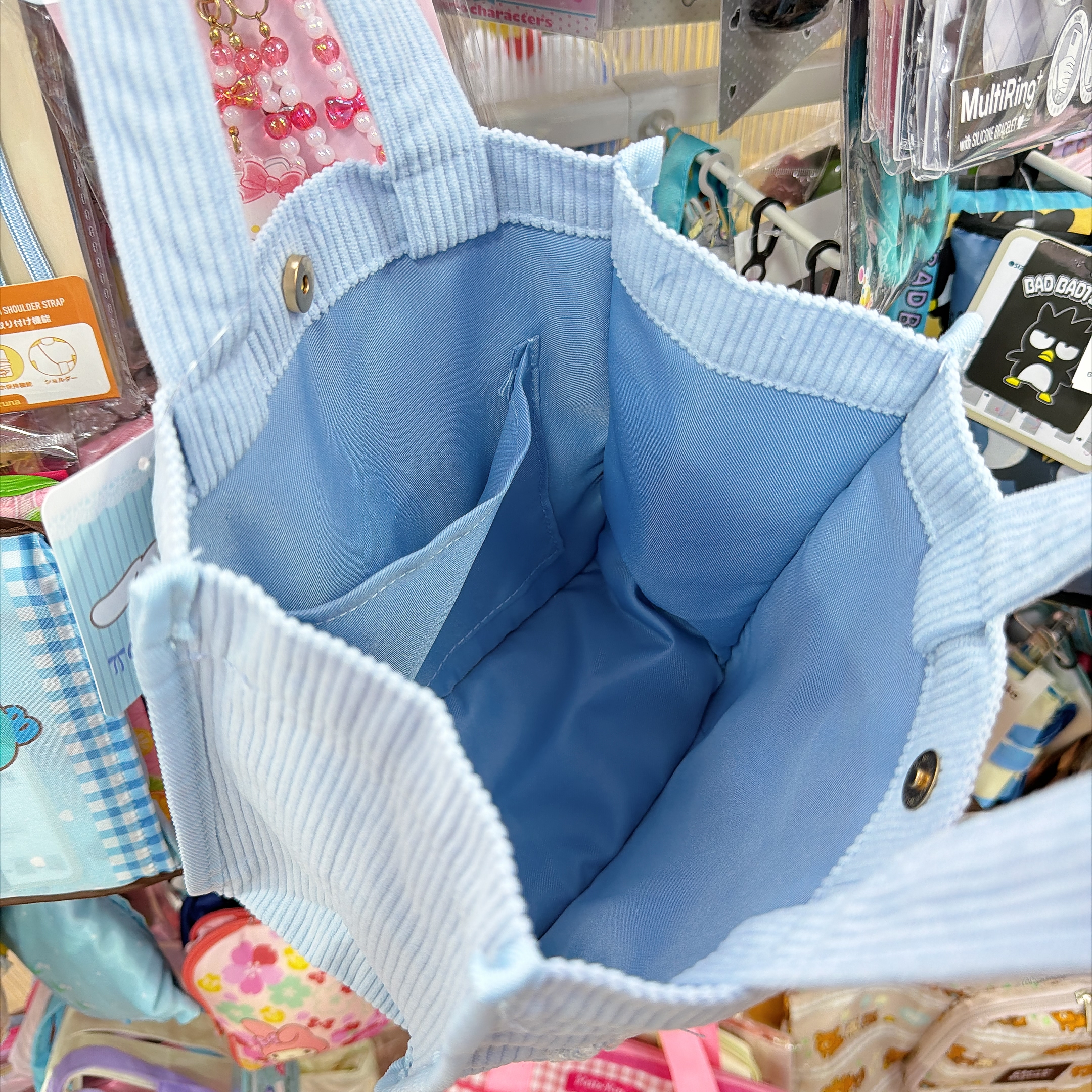 日本直送日本版Sanrio燈芯絨手挽袋
