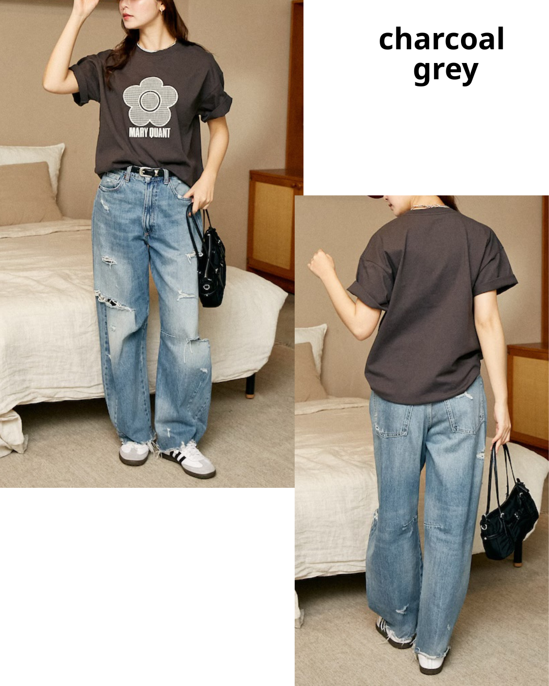 日本代購【 2026 新商品 日本直送  MARY QUANT × PUBLUX 限定聯乘  花花 T恤 Limited Collab logo tee 】