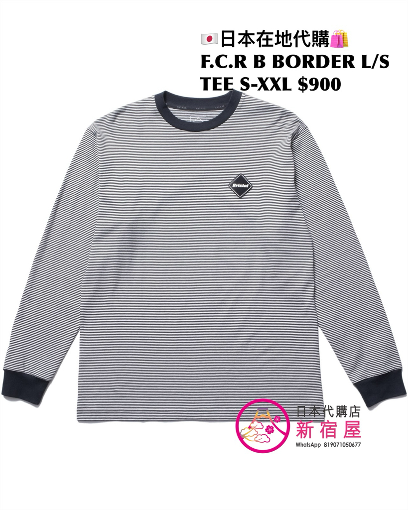 F.C.REAL BRISTOL BORDER TEE/ LS TEE