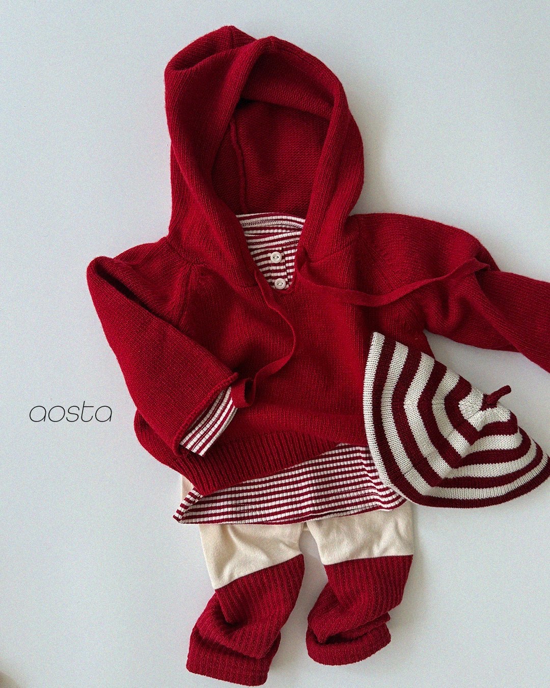 Aosta | [Knit Cookie Hoodie]