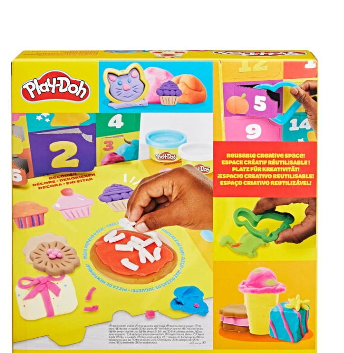 Play-Doh 培樂多 -14天 倒數日曆泥膠及配件玩具 (適合 3 歲以上的兒童) 