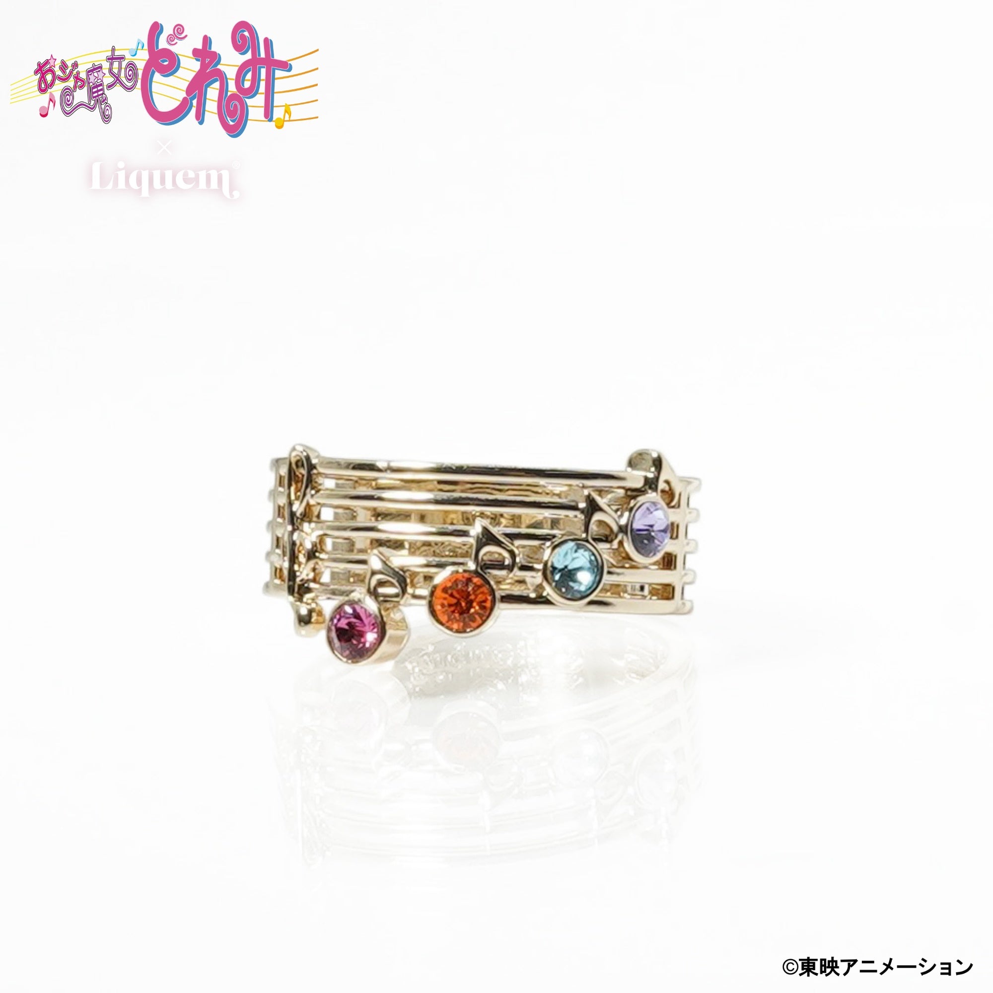 小魔女DoReMi 日本限定 Liquem 五線譜戒指 #P-DOG0974 [Liquem] (PRE-ORDER) [2026/09]