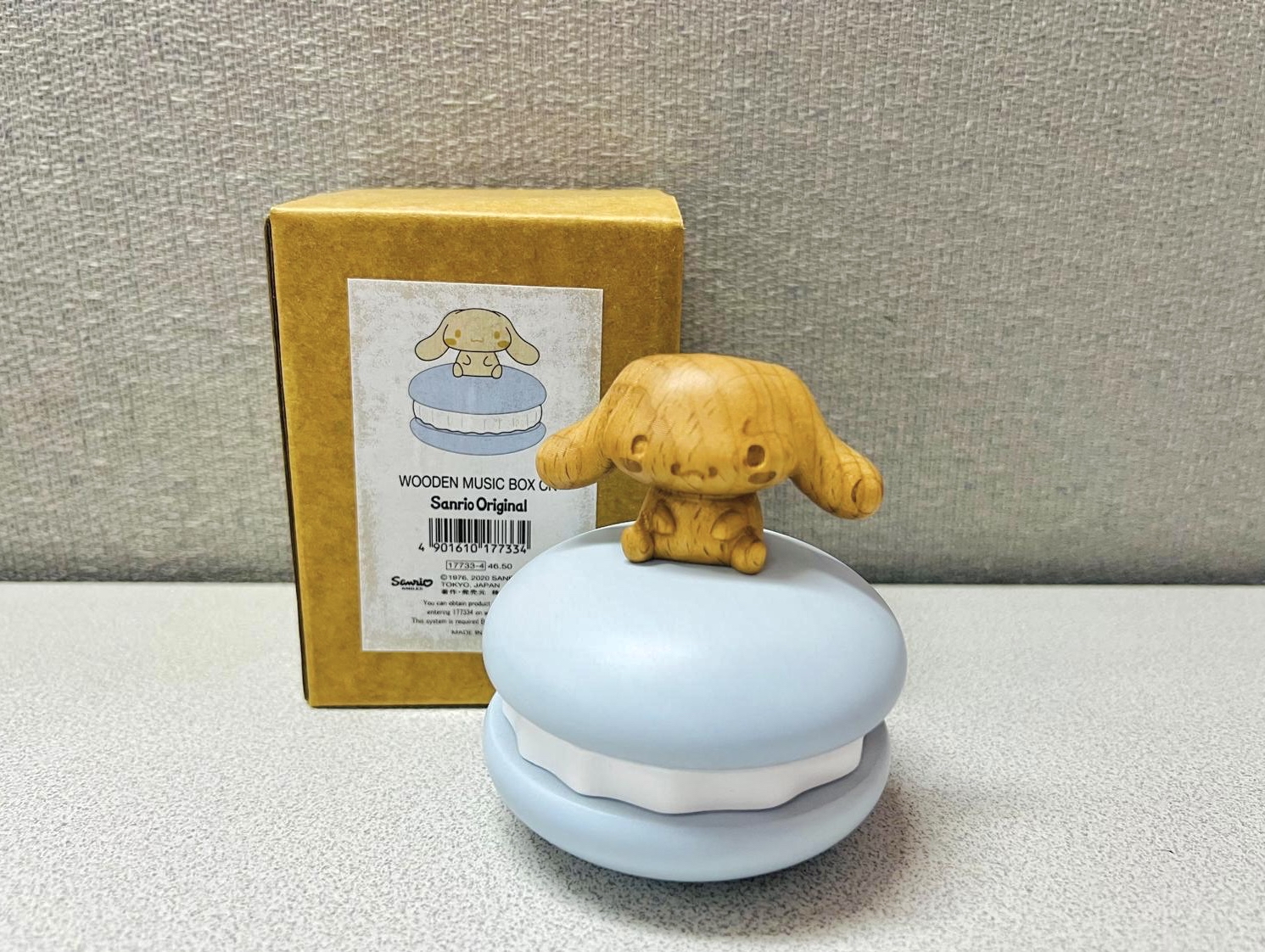 🎌日本直送🎌 玉桂狗馬卡龍造型木製音樂擺設