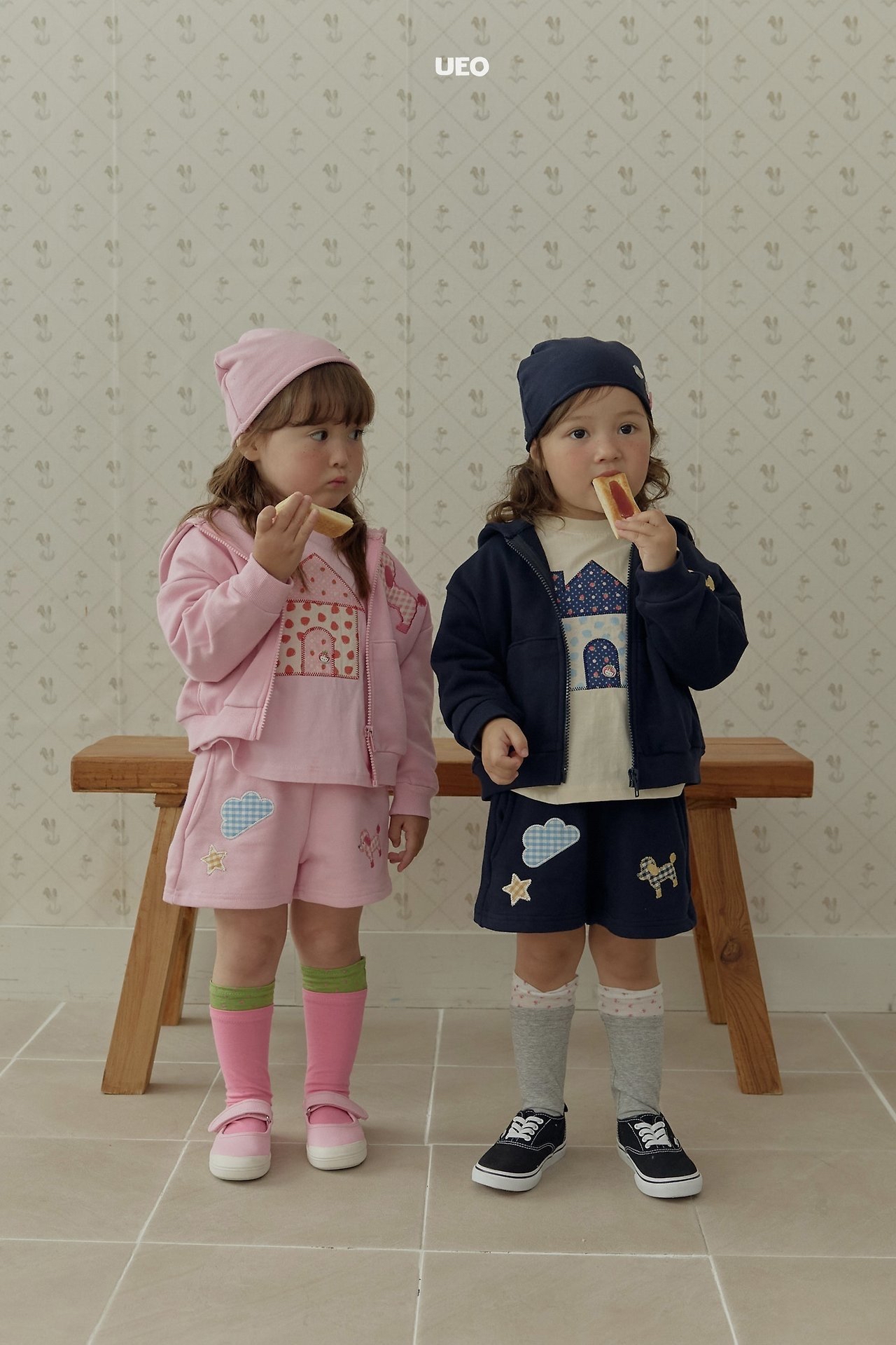 Girls | Poodle Zip-up Hoodie