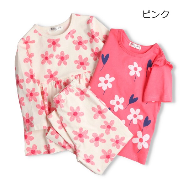 🆕【⭐訂購⭐】🇯🇵日本直送 🌀手繪花卉 荷葉邊肩袖 家居服套裝 (1套3件) ［2款選］🌀 [ELBA-0139] [260318]