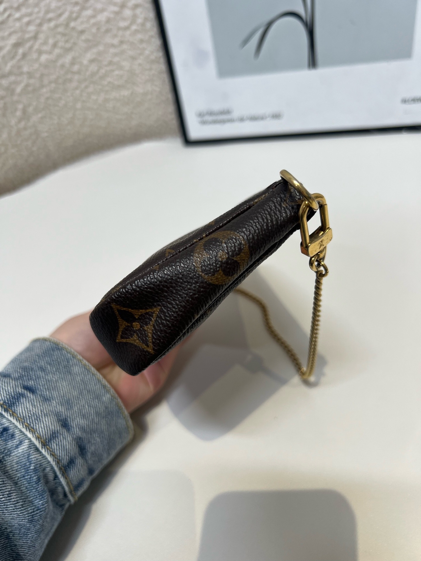 【預訂貨品】LV中古老花麻將包