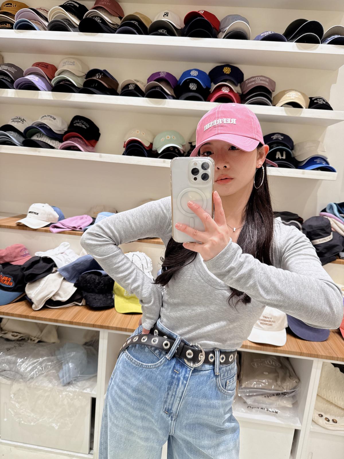 刺繡立體字明線Cap