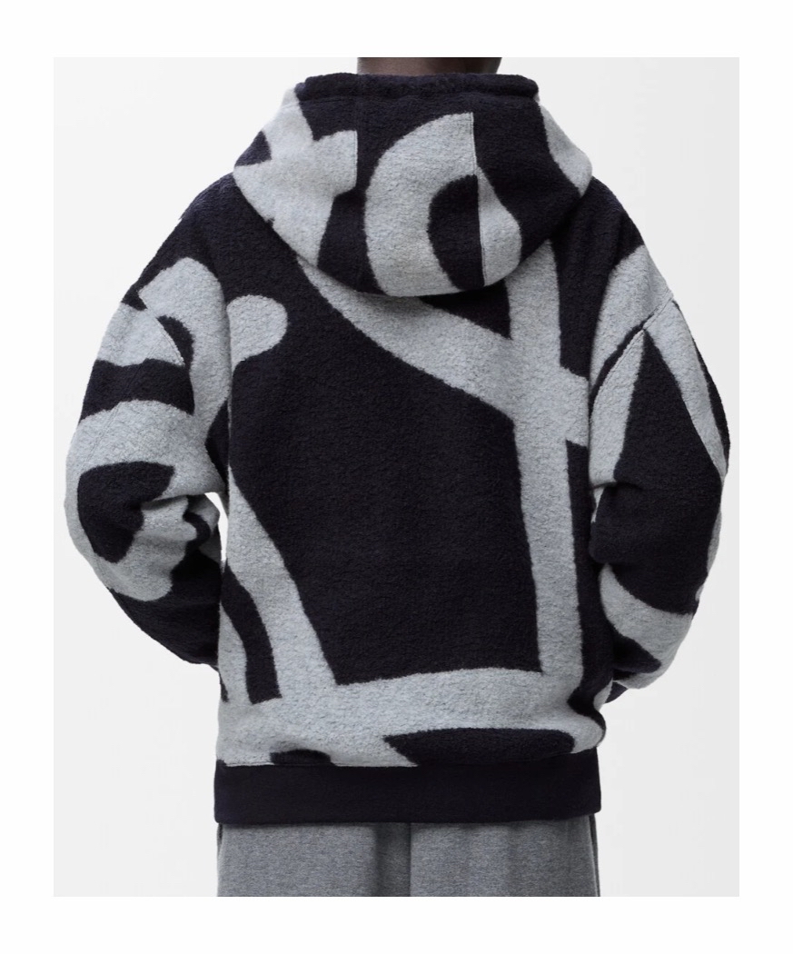 Loewe 男士 羊毛棉混纺拉链连帽衫4XL XS S M L XL XXL码