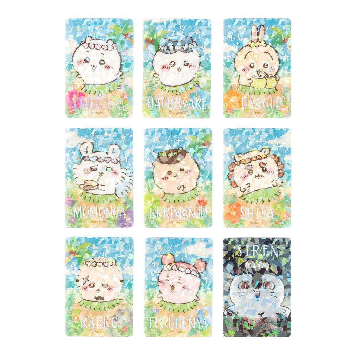 🎀【預訂】 Chiikawa 人魚島的秘密閃卡盲盒
