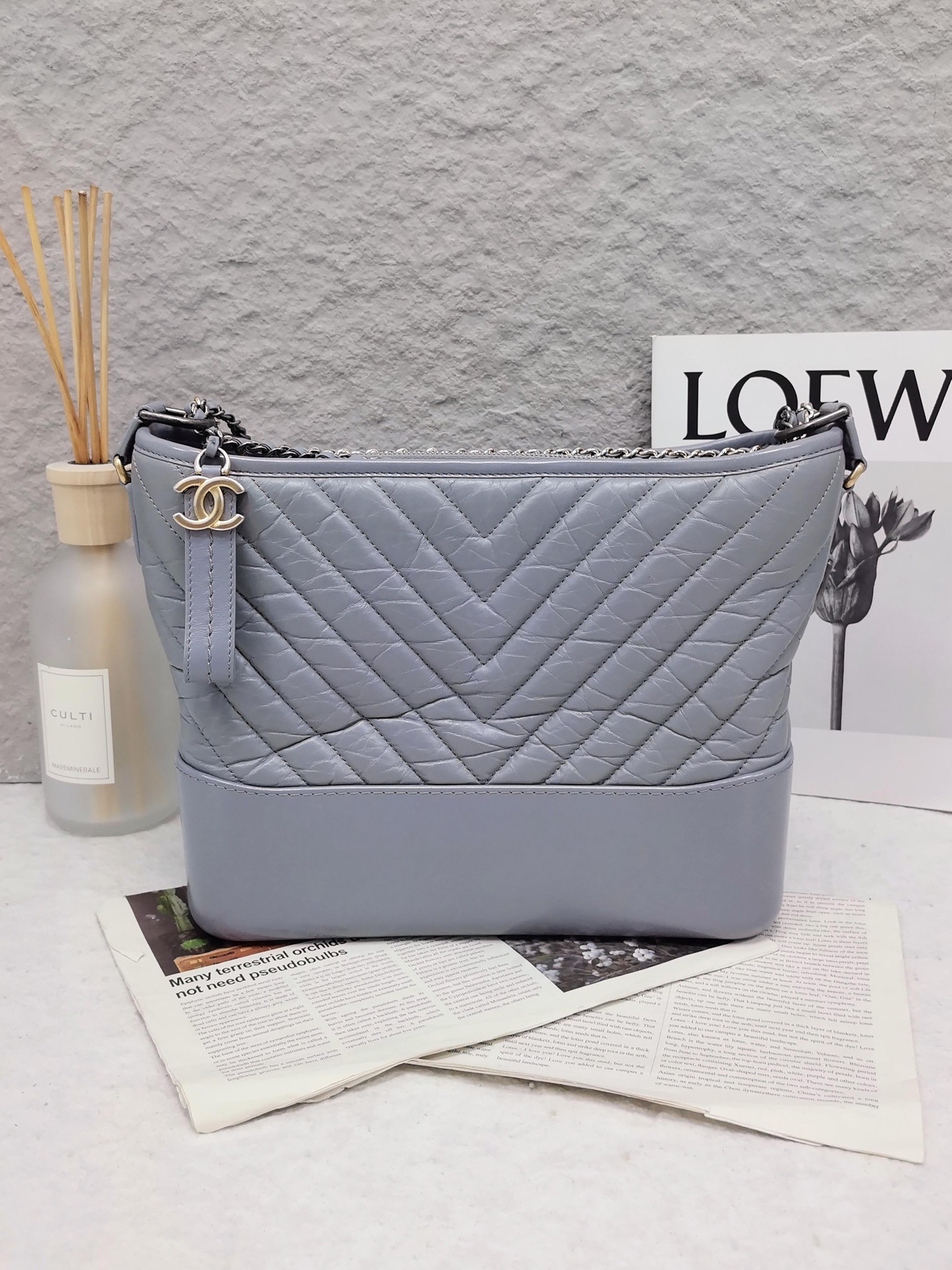 【預訂貨品】 鐳射29開🈶卡   CHANEL灰色流浪包