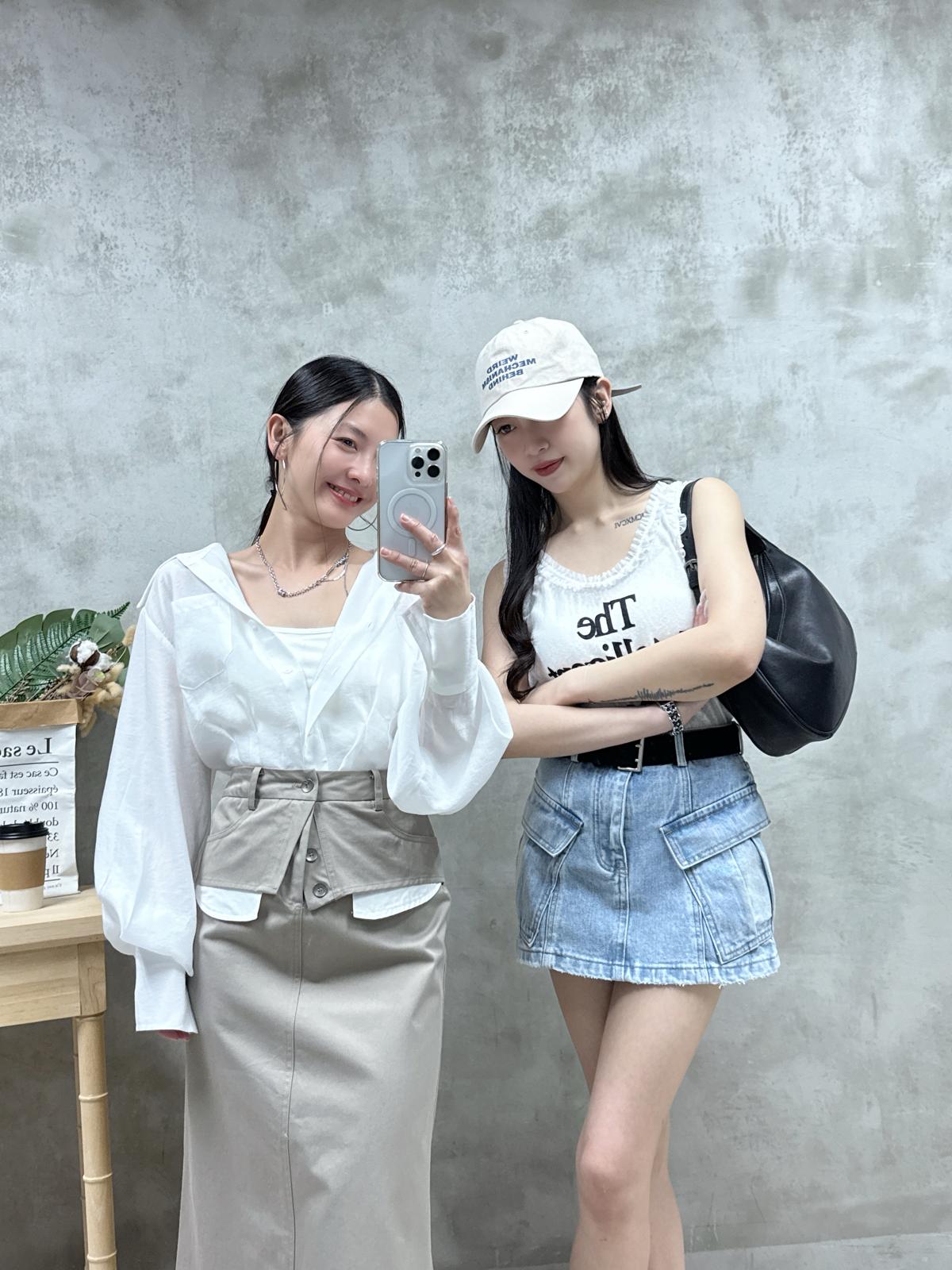 E17 喱士ruffle 邊背心