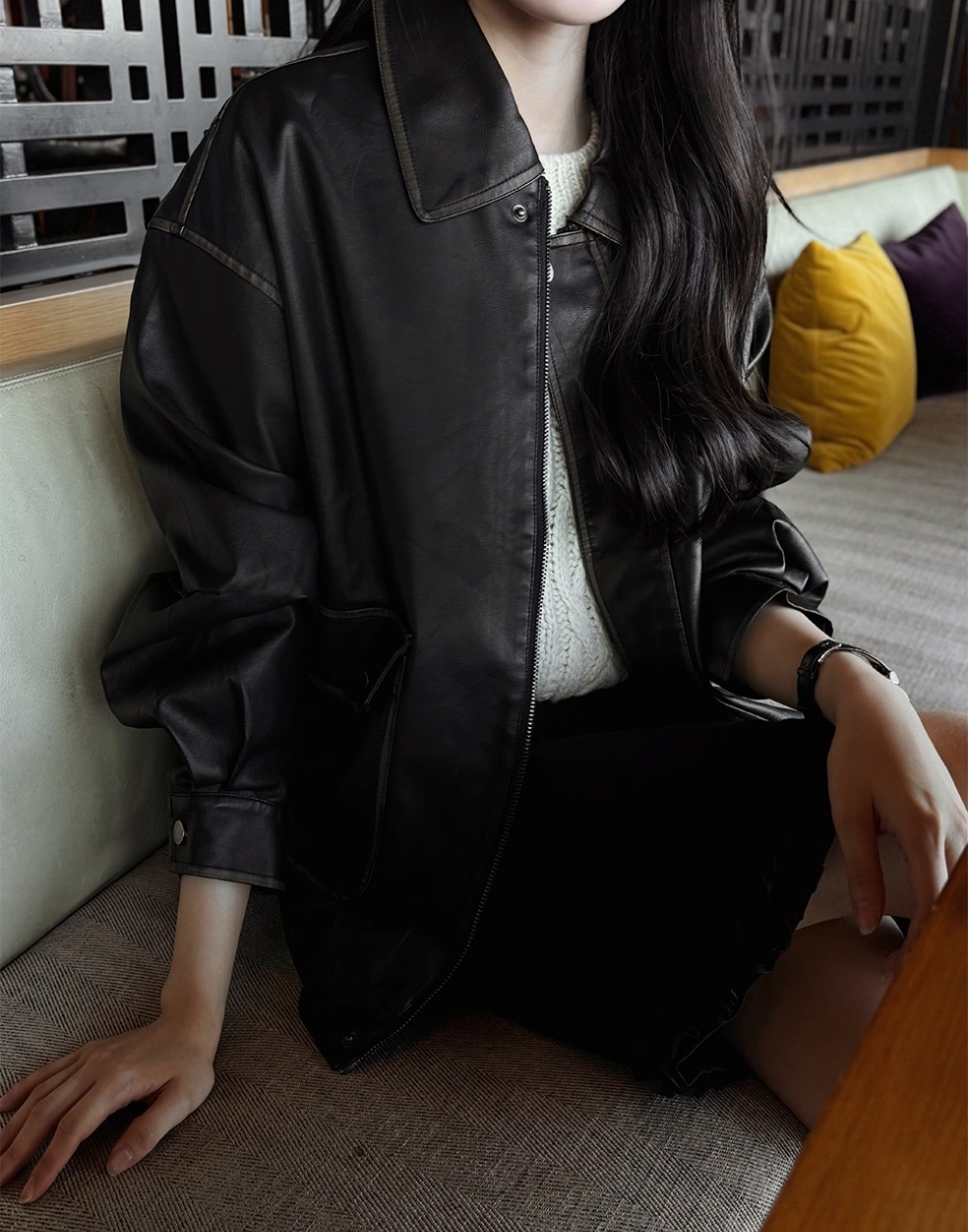 Slowand Garment Leather Jacket 