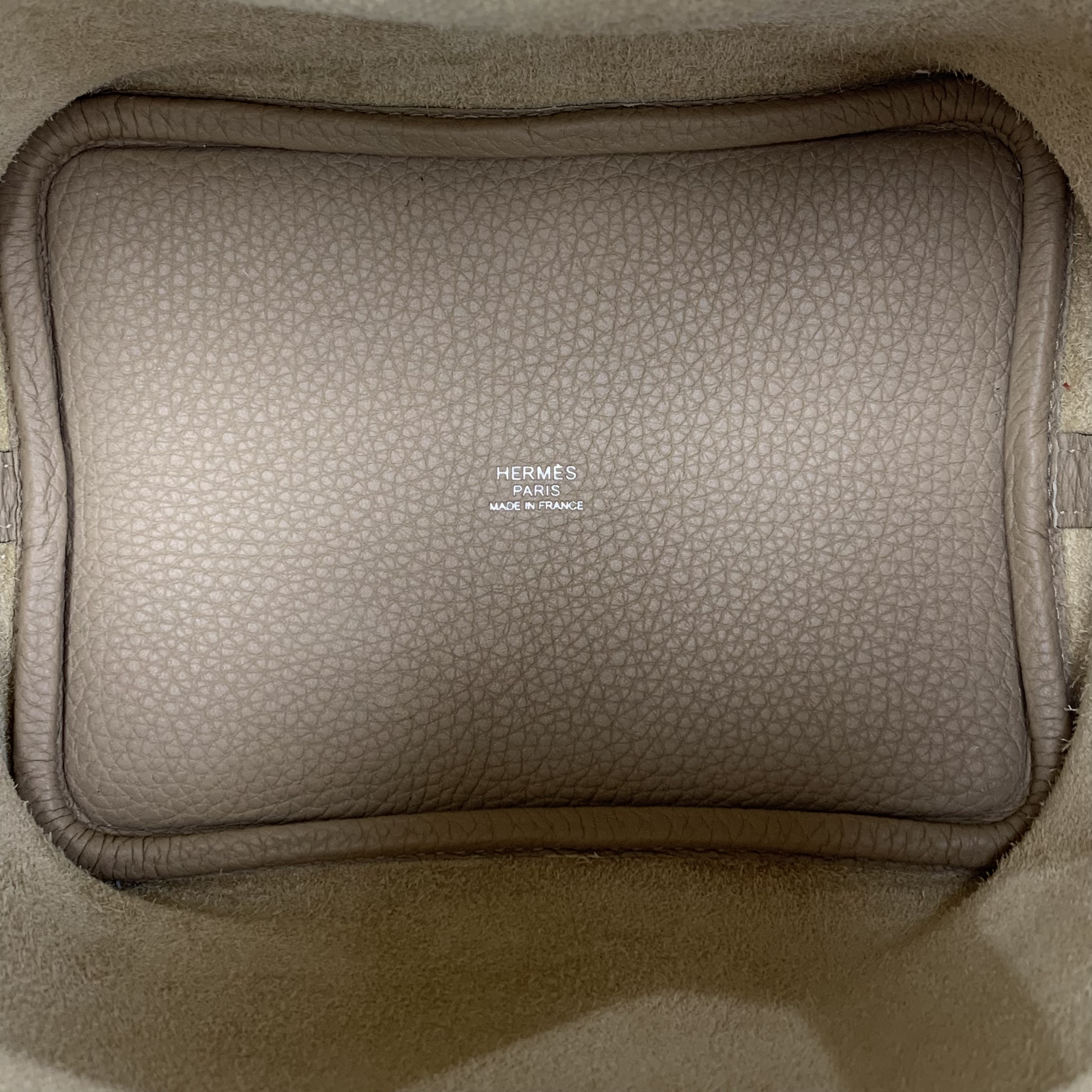 Hermes Picotin 18 風衣灰銀扣