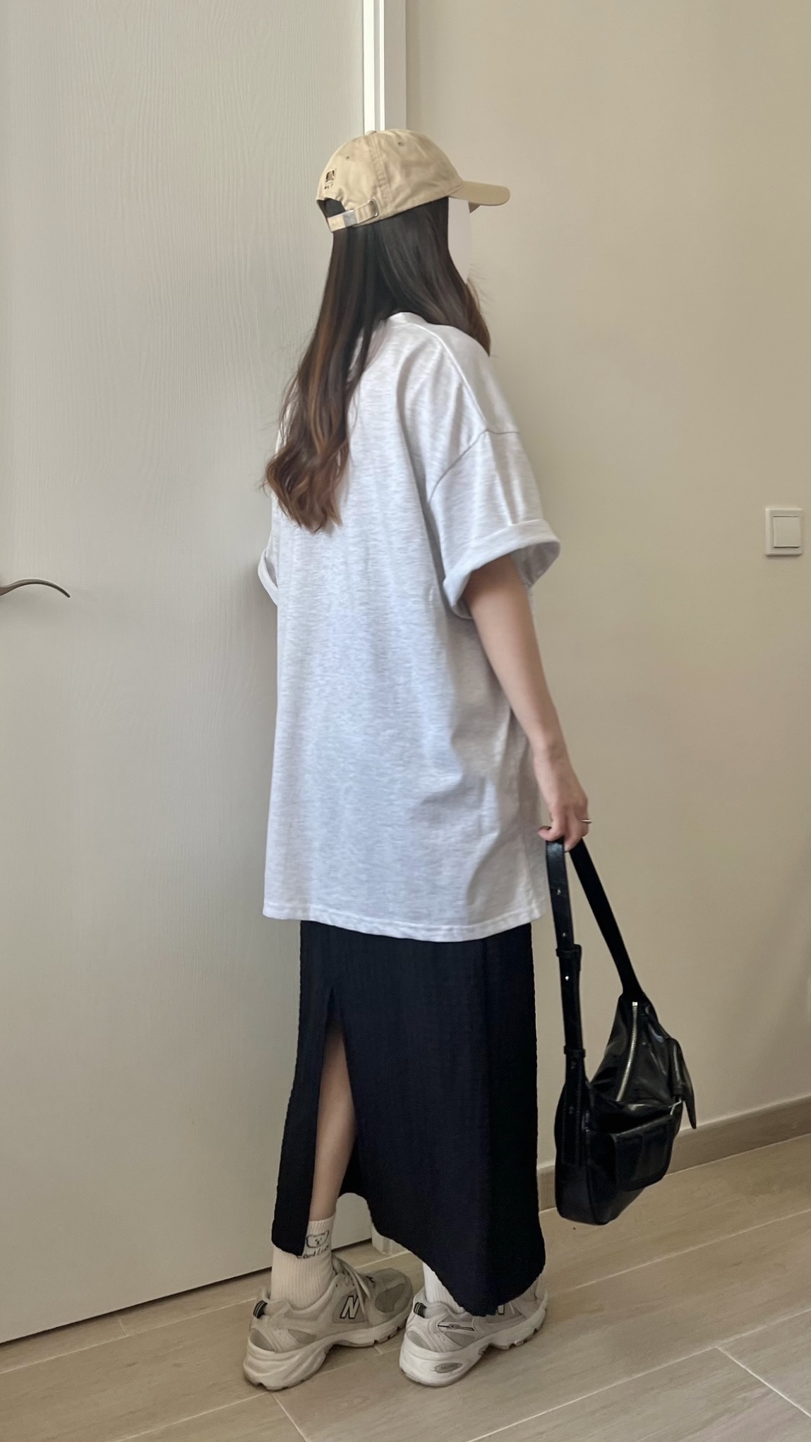 九宮格喵喵oversize tee