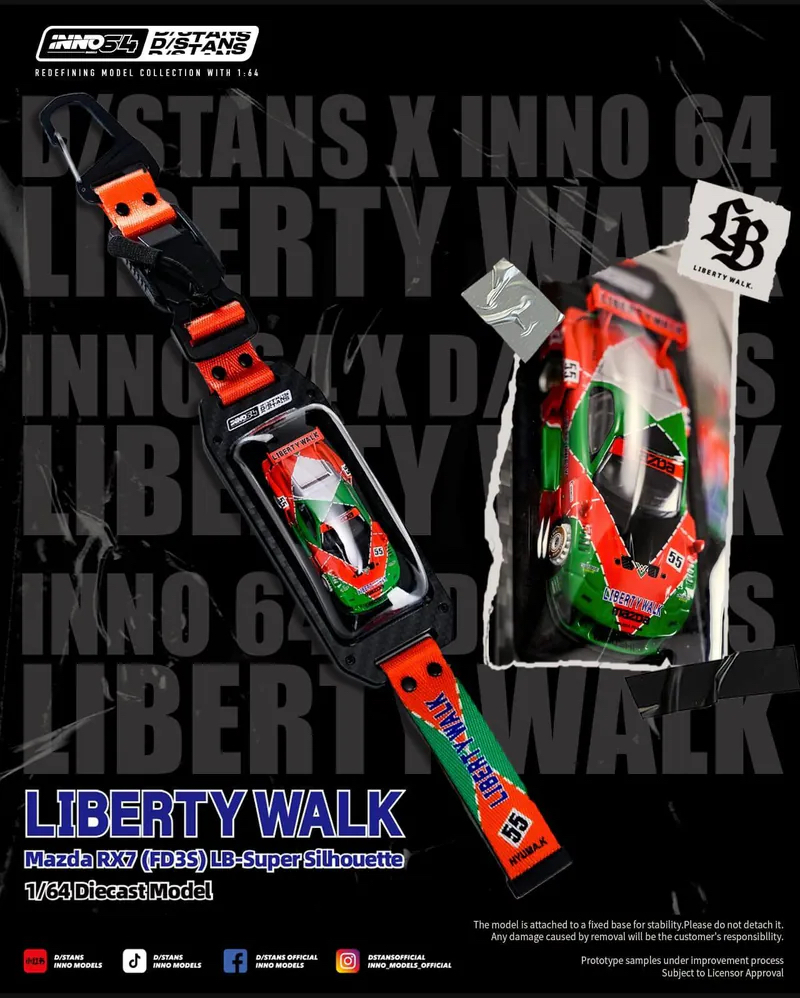 (預訂 Pre Order) INNO64 ( IN64-DSTANDS-LB-FD3S ) INNO X DSTANDS LB-SUPER SILHOUETTE FD3S 