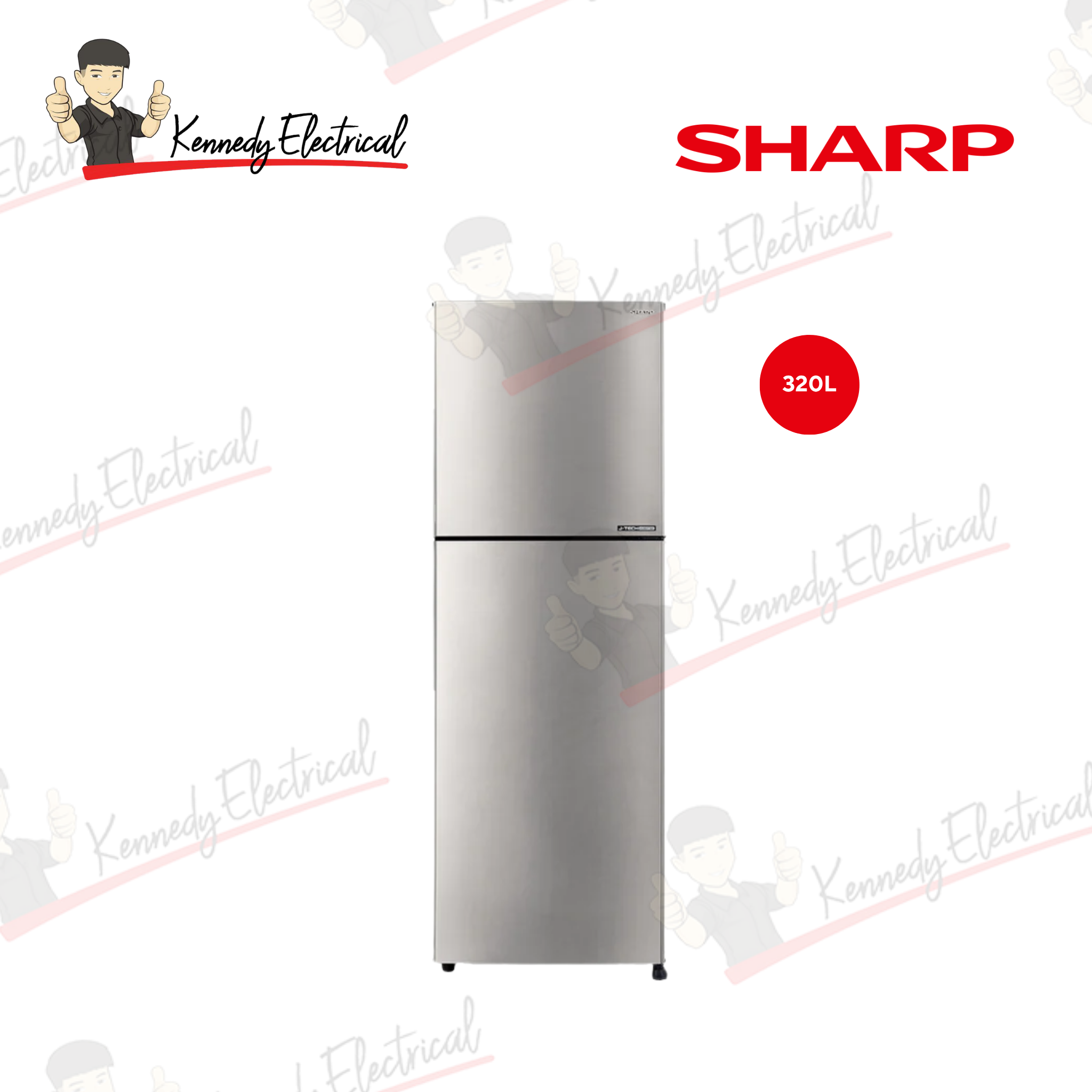 Sharp 320L J-Tech Inverter Refrigerator (SJ3222MSS)
