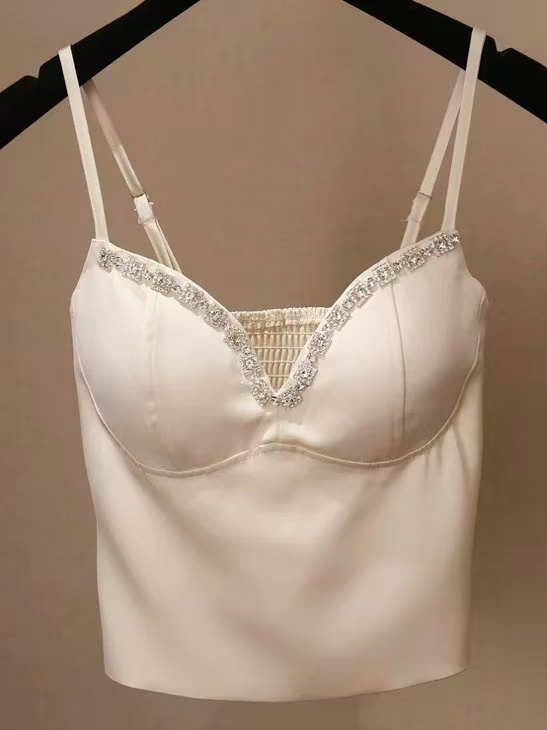 TP297镶钻吊带背心