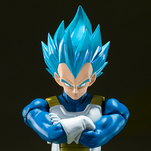 SHF Dragon Ball Super SSGSS Vegeta Unwavering Saiyan Pride