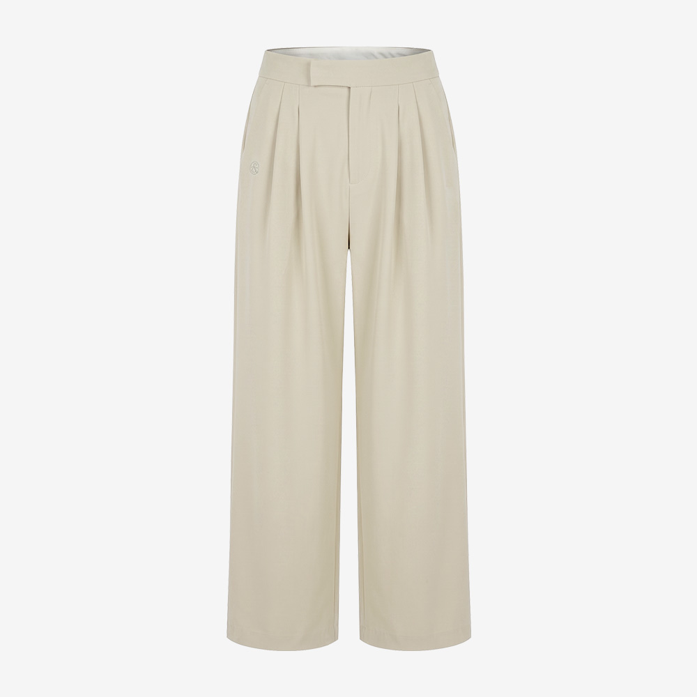 NEW Colour!!【經典西褲款x運動彈性能料】預購_FFWSPT135/171/172 All Day Move Pintuck Wide Pants (Long/Short/Basic) by front2line